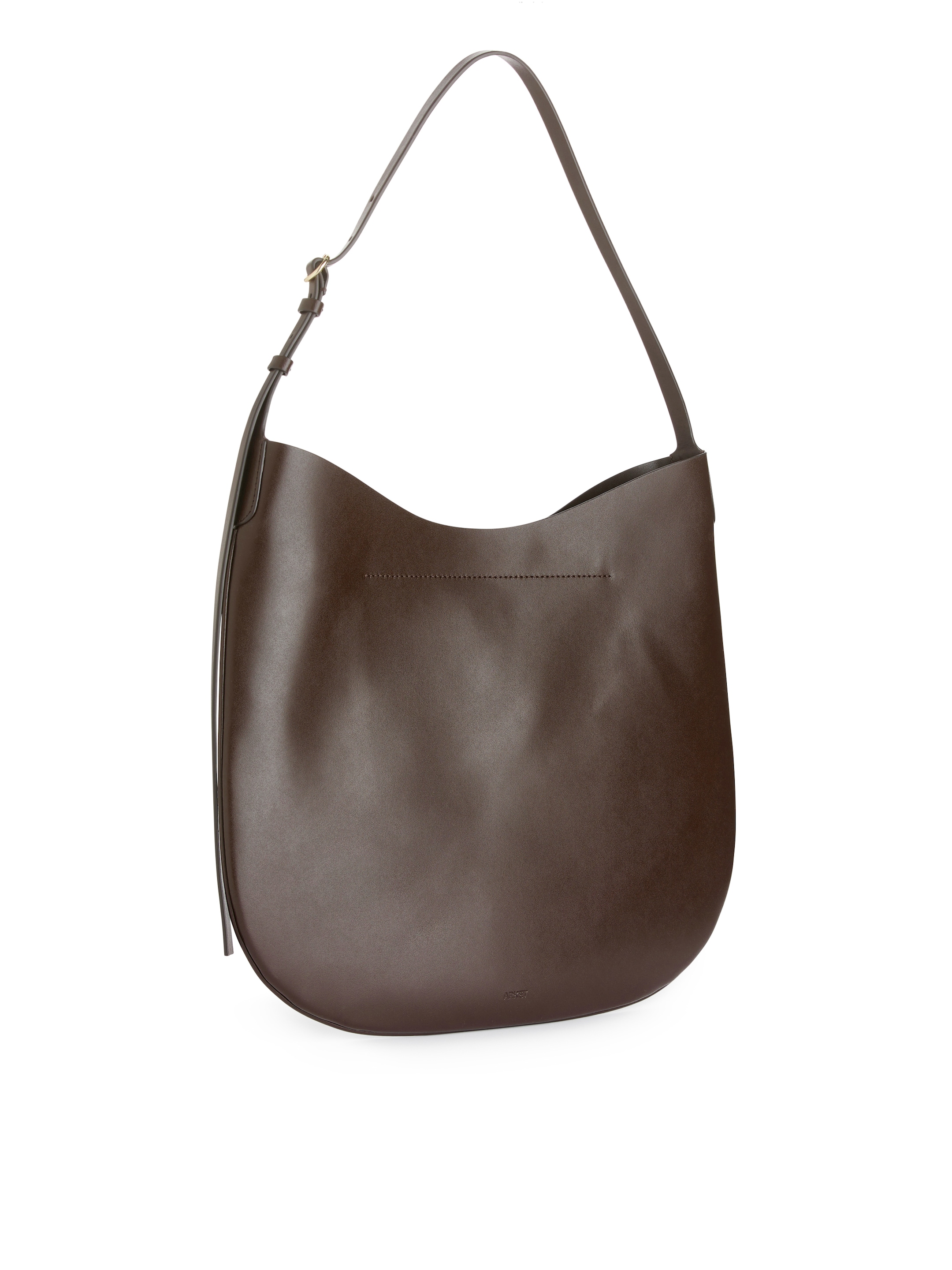 Halbmondförmige Schultertasche - Dunkelbraun - Damen - StillMedia/DescriptiveStillLife - 4