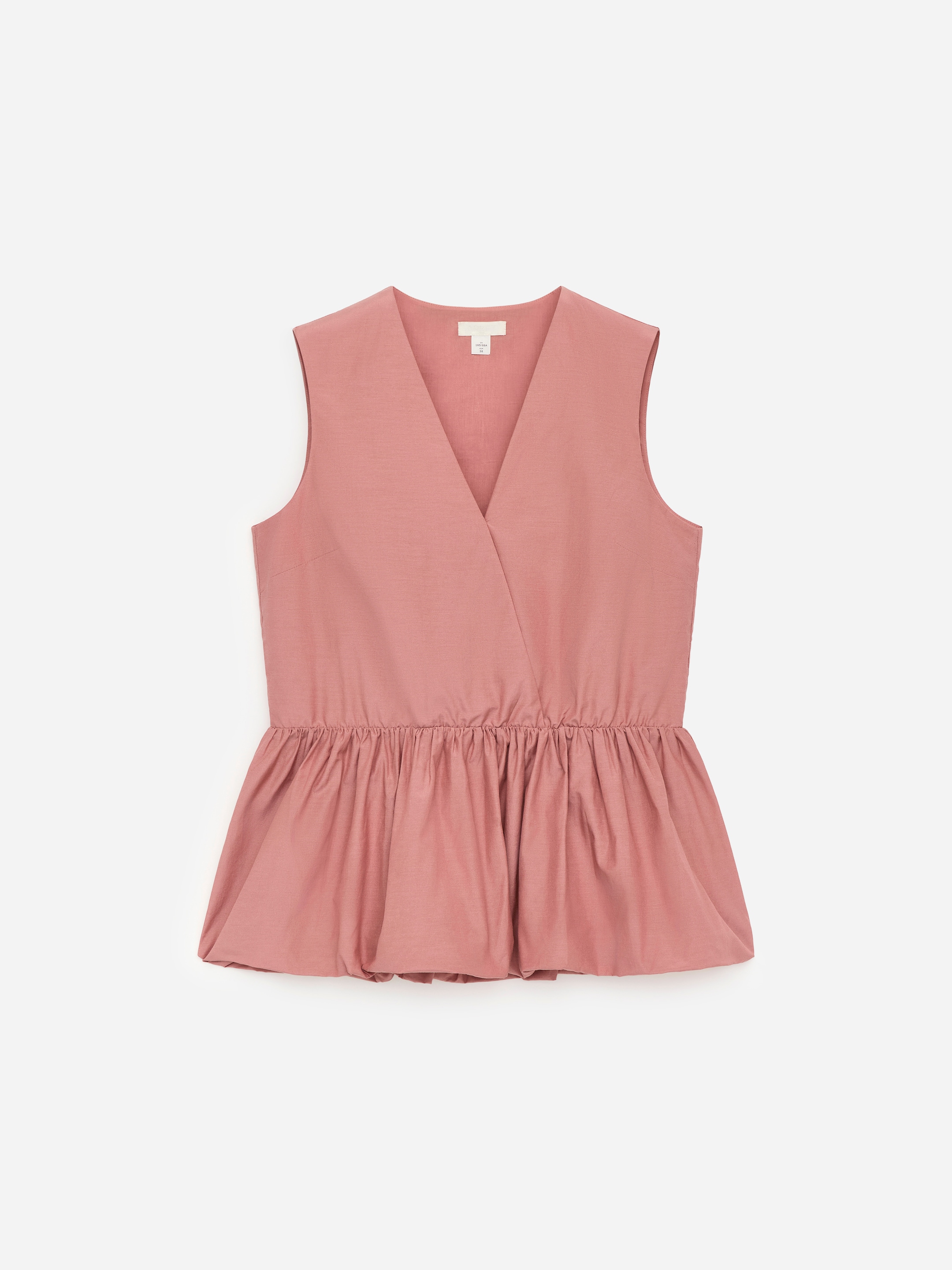 Taftoberteil mit Schößchen-Pink-17138