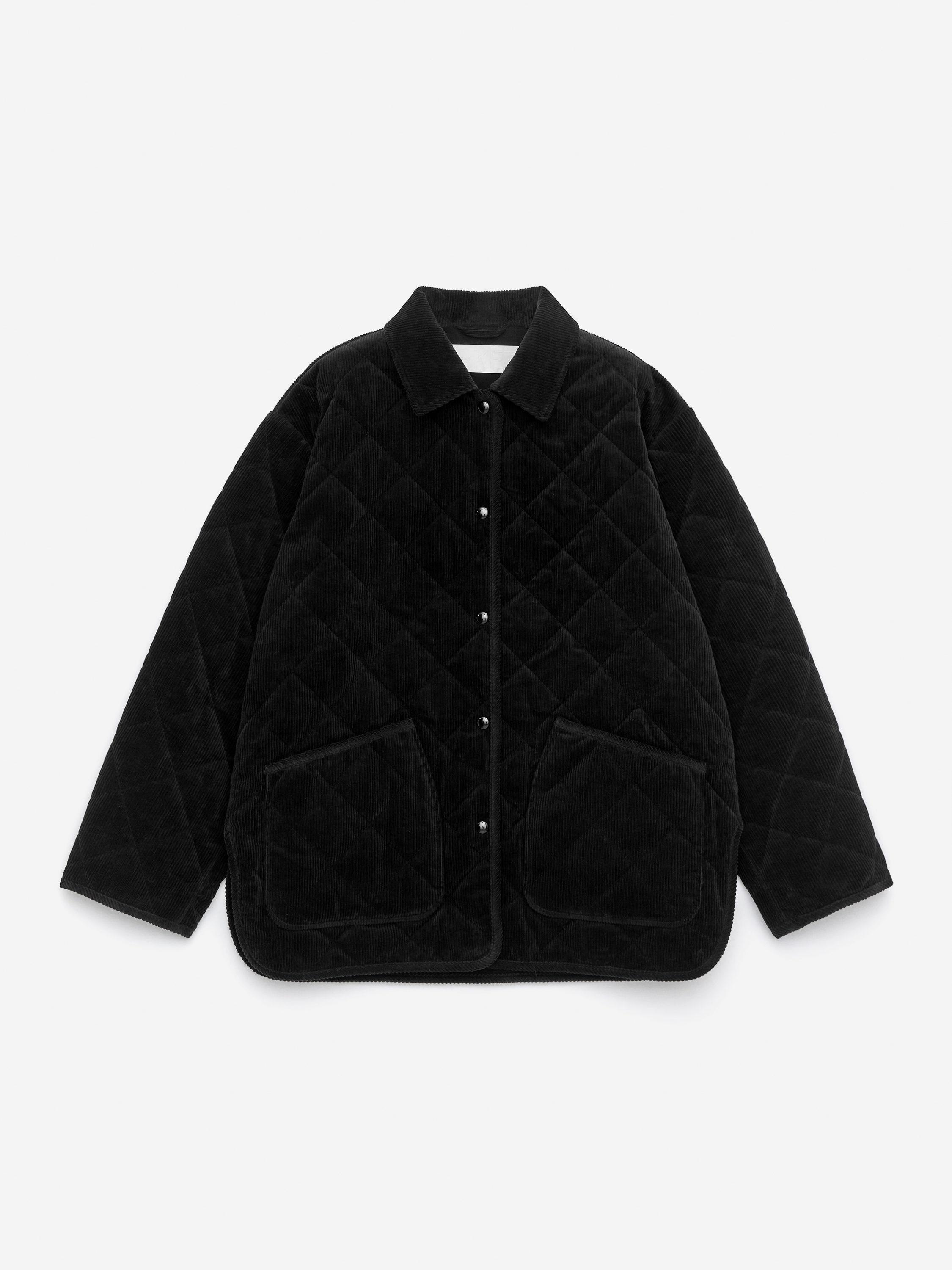 Corduroy Jacket - Black - Relaxed fit - Women - StillMedia/DescriptiveStillLife - 1