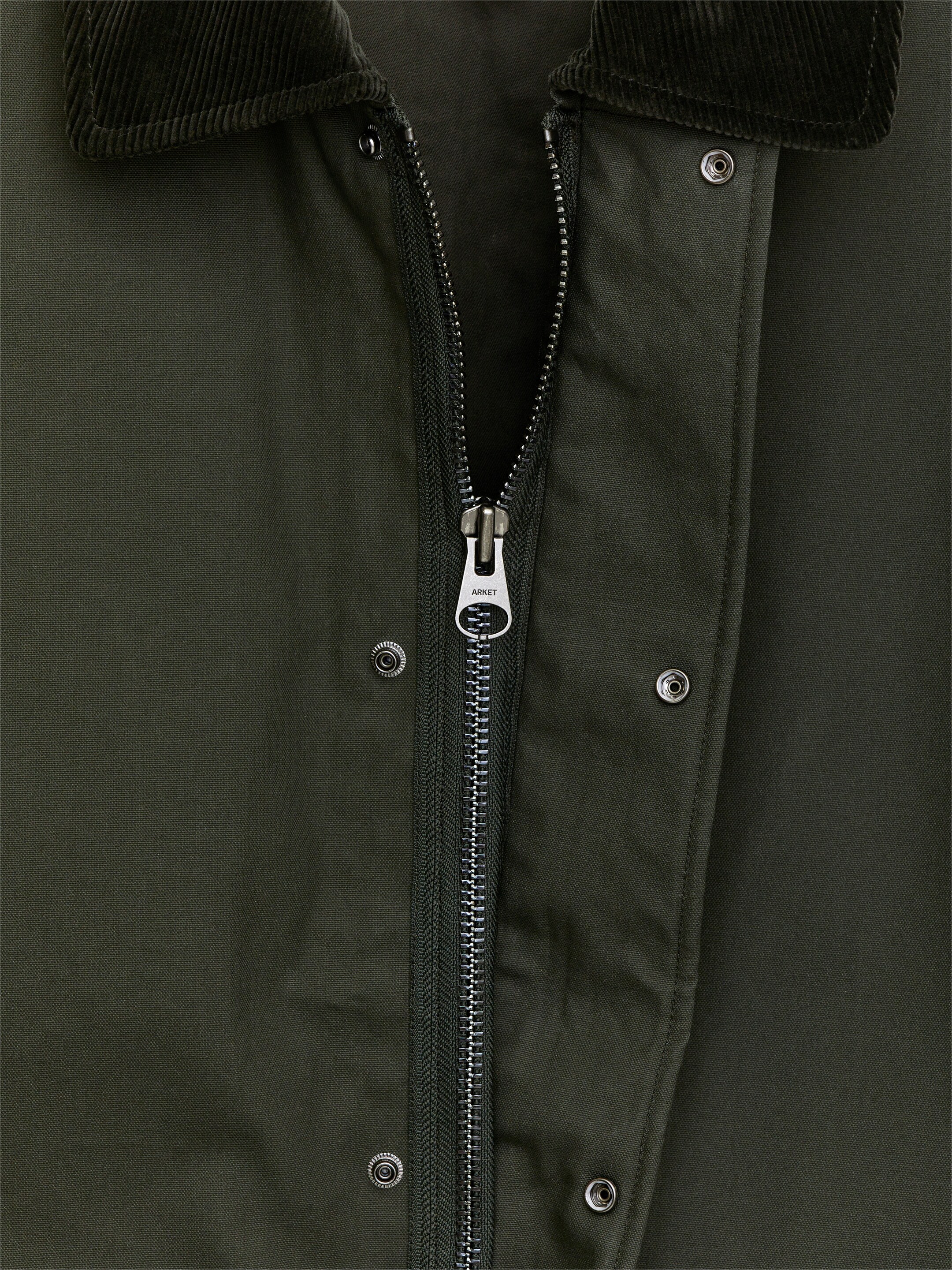 Ingrandisci l'immagine: Waxed Cotton Jacket - Dark Green - UOMO | H&M CH 8