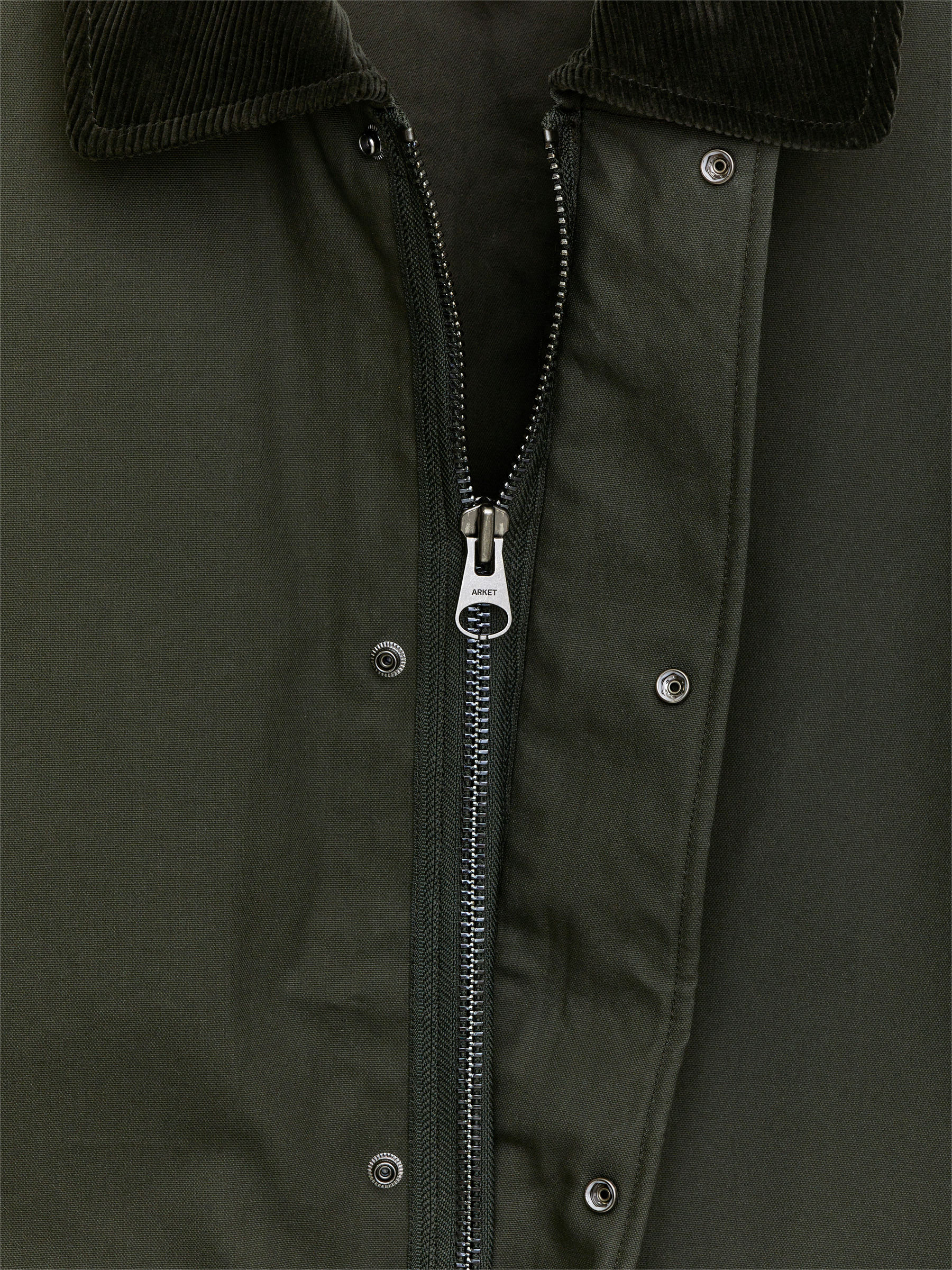Waxed Cotton Jacket - Dark Green - Regular fit - Men - StillMedia/DescriptiveDetail - 2