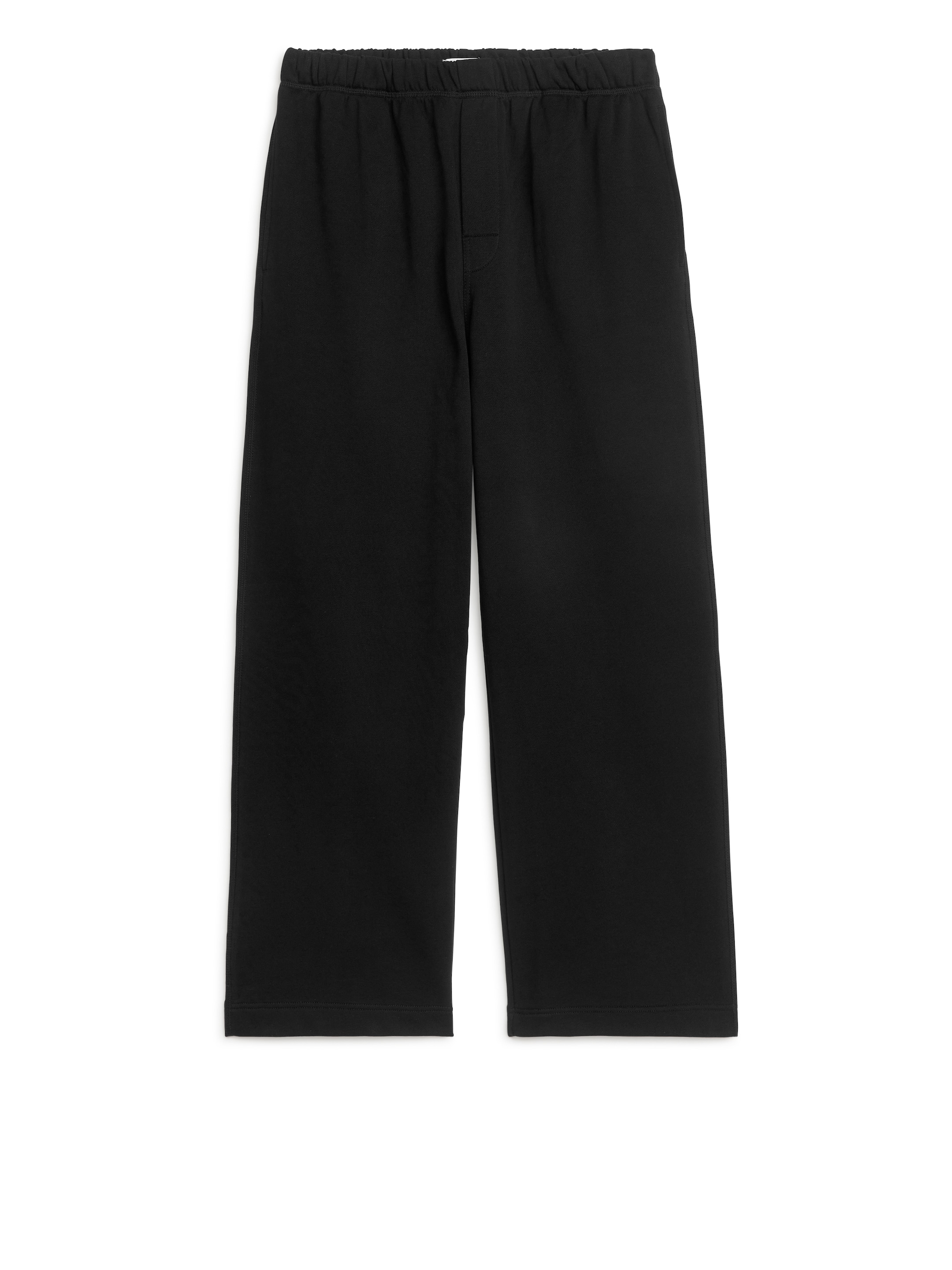 Byxor i bomullstrikå - Svart - Regular fit - Men - StillMedia/DescriptiveStillLife - 1