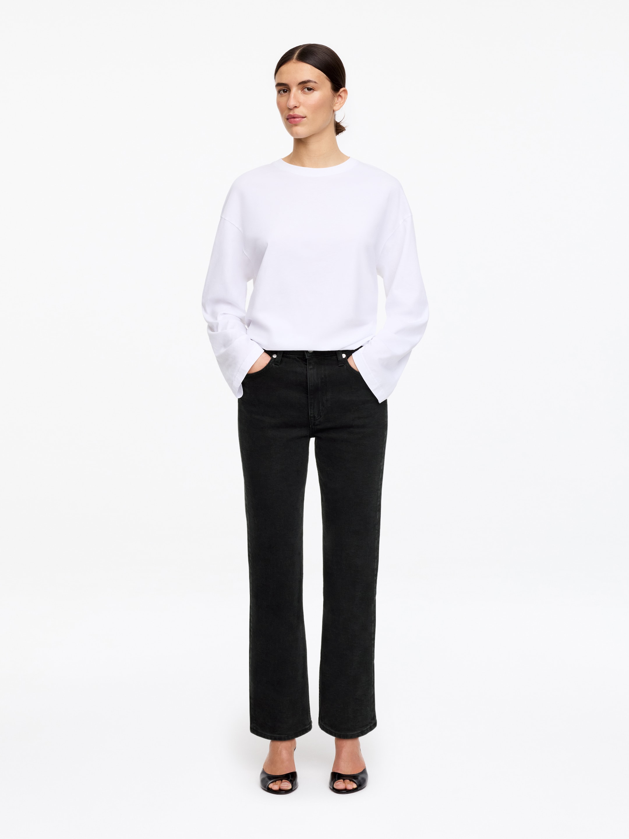 Jeansy slim JADE CROPPED-#252524-16677