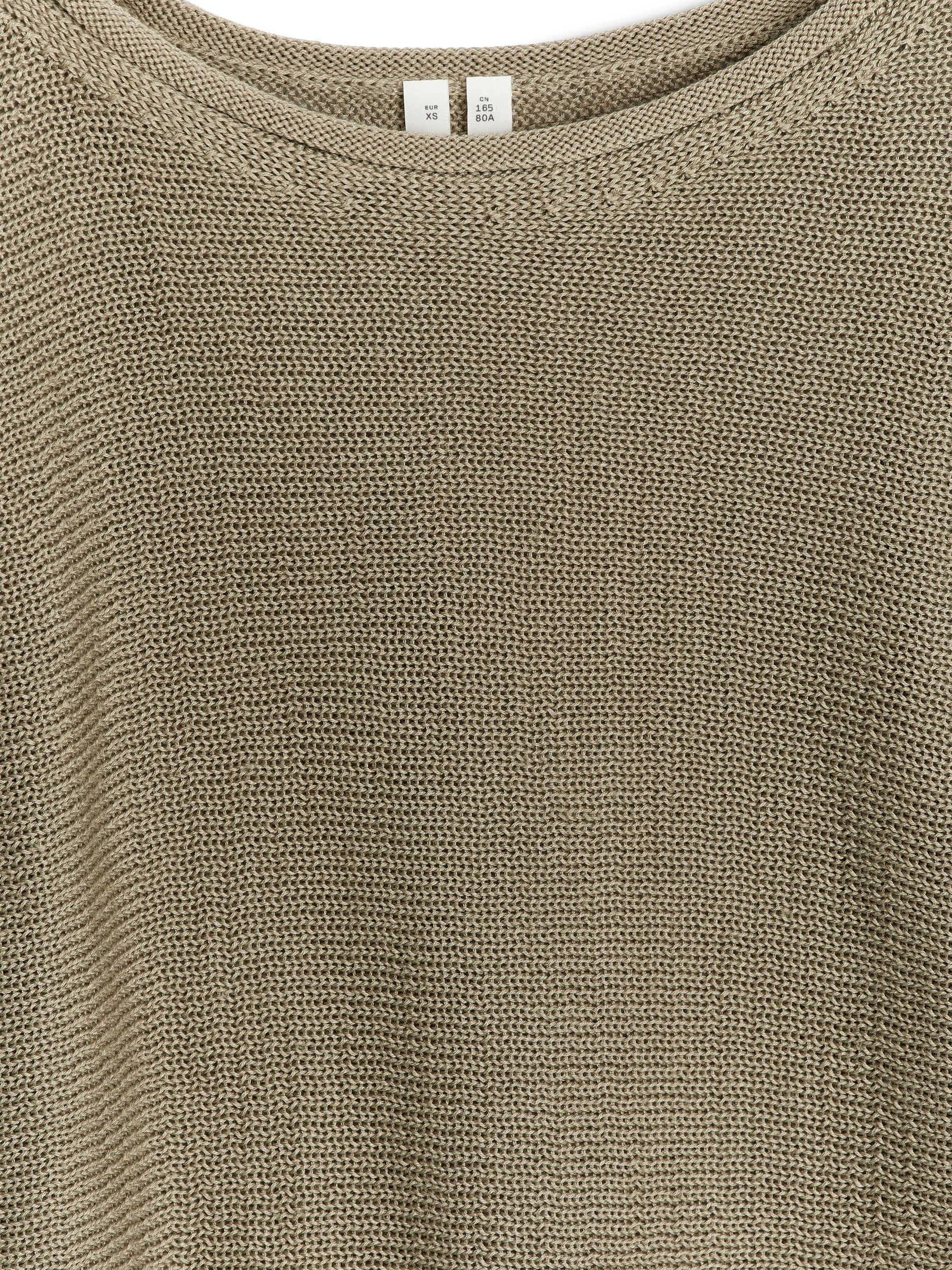 Knitted Cotton Jumper - Dark Beige - Loose fit - Women - StillMedia/DescriptiveDetail - 2