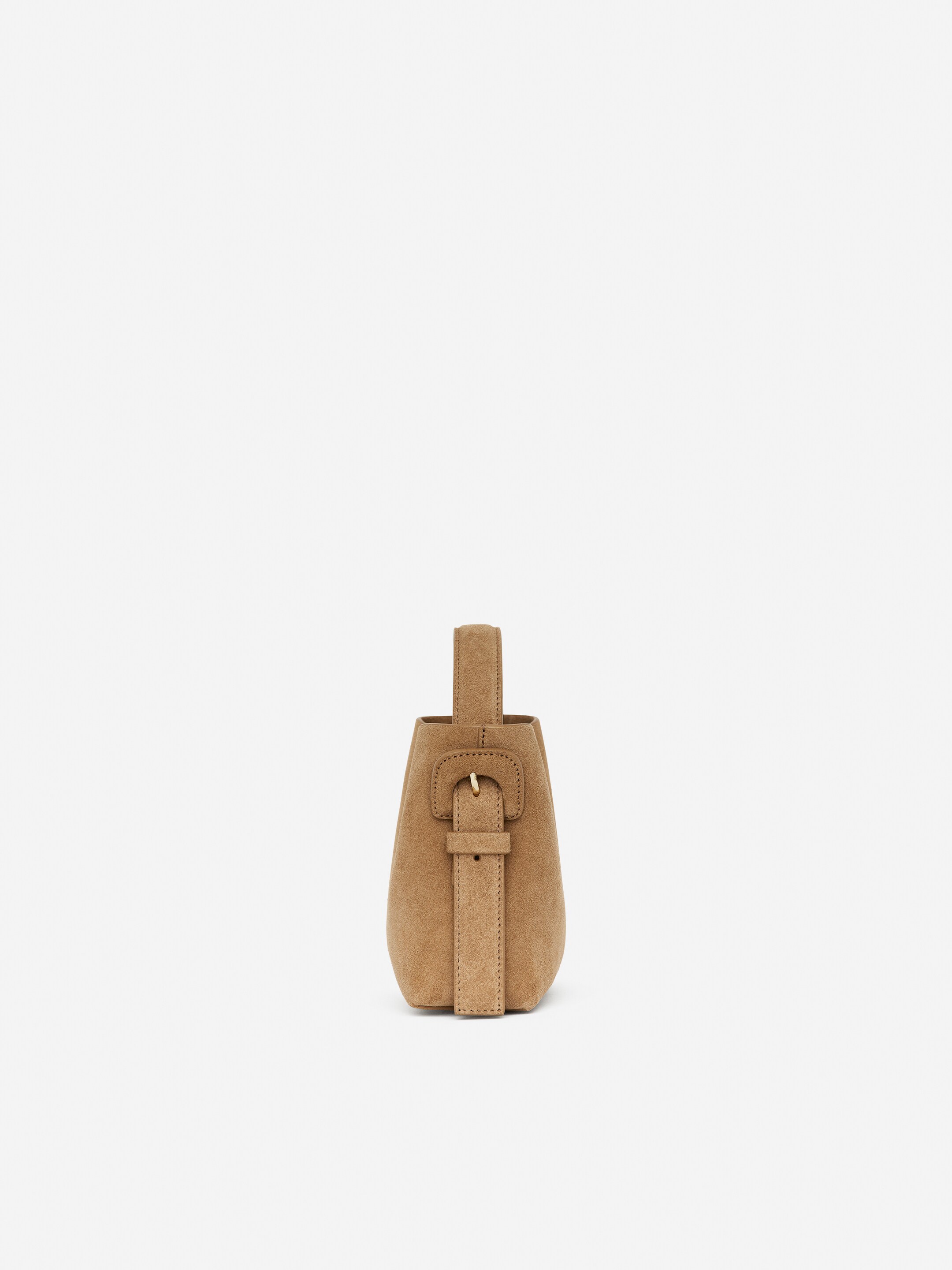 Ver imagem maior: Mala de tiracolo em camurça - Bege - SENHORA | H&M PT 4