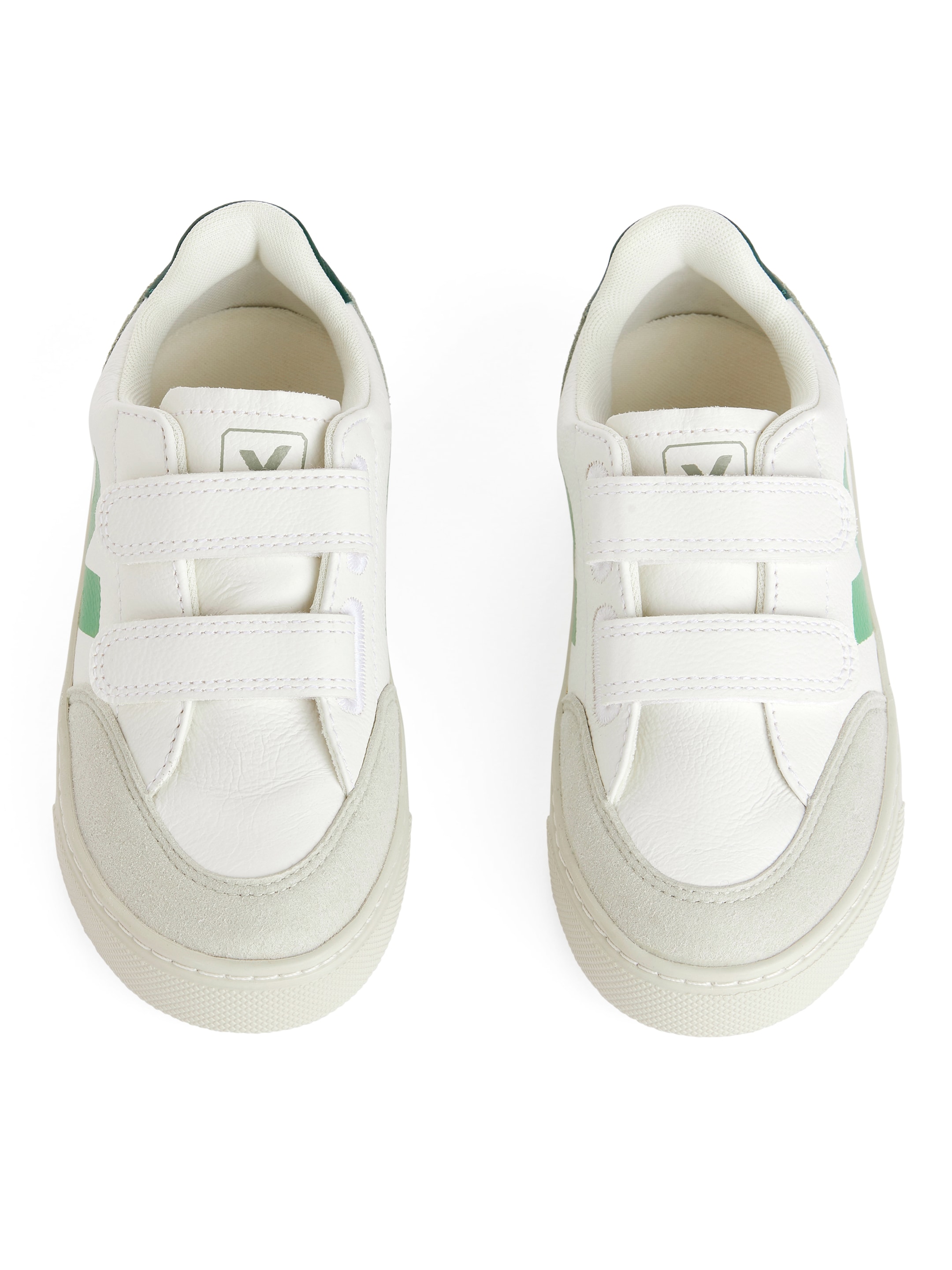 Zapatillas para niños Veja V-12 - Blanco/verde - Children - StillMedia/DescriptiveStillLife - 1