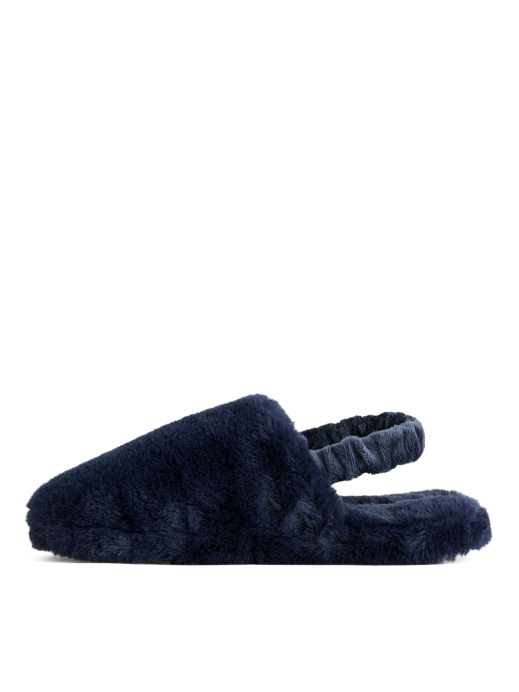 Hausschuhe aus Teddystoff - Dunkelblau - Kinder - StillMedia/DescriptiveStillLife - 1