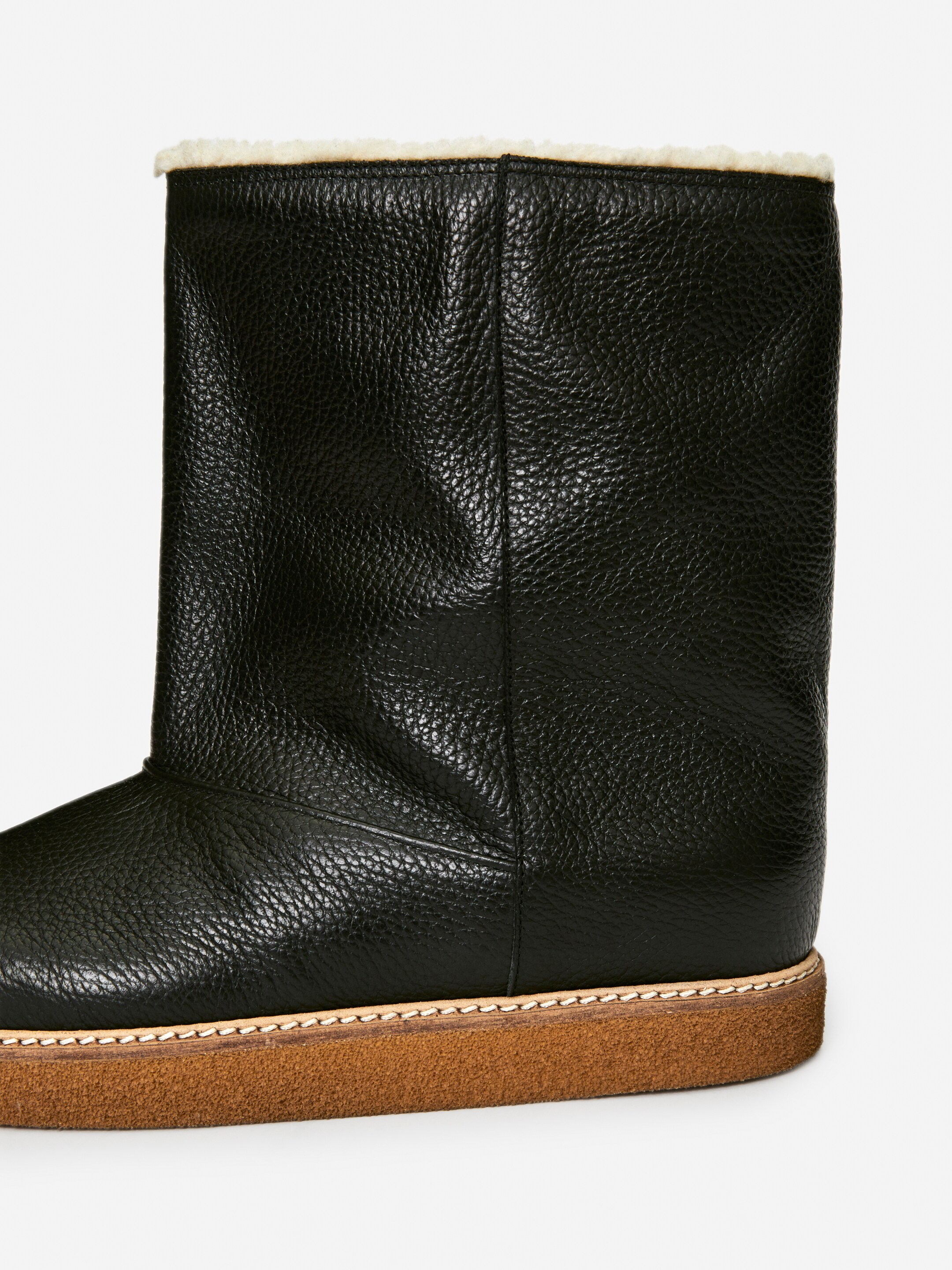 View larger image: Lined Leather Boots - Black - Ladies | H&M GB 6