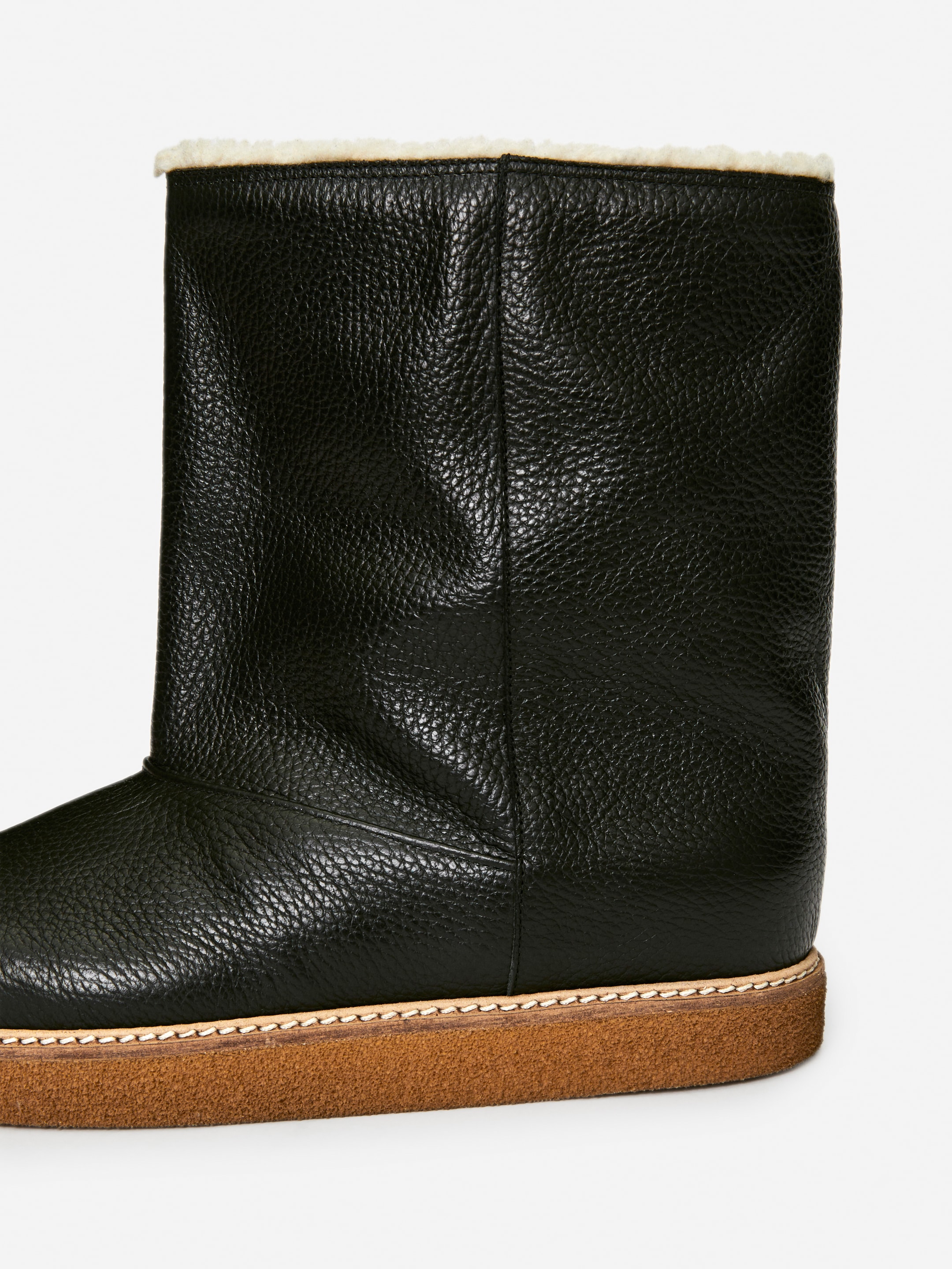 Größeres Bild ansehen: Gefütterter Lederstiefel - Schwarz - Ladies | H&M DE 6