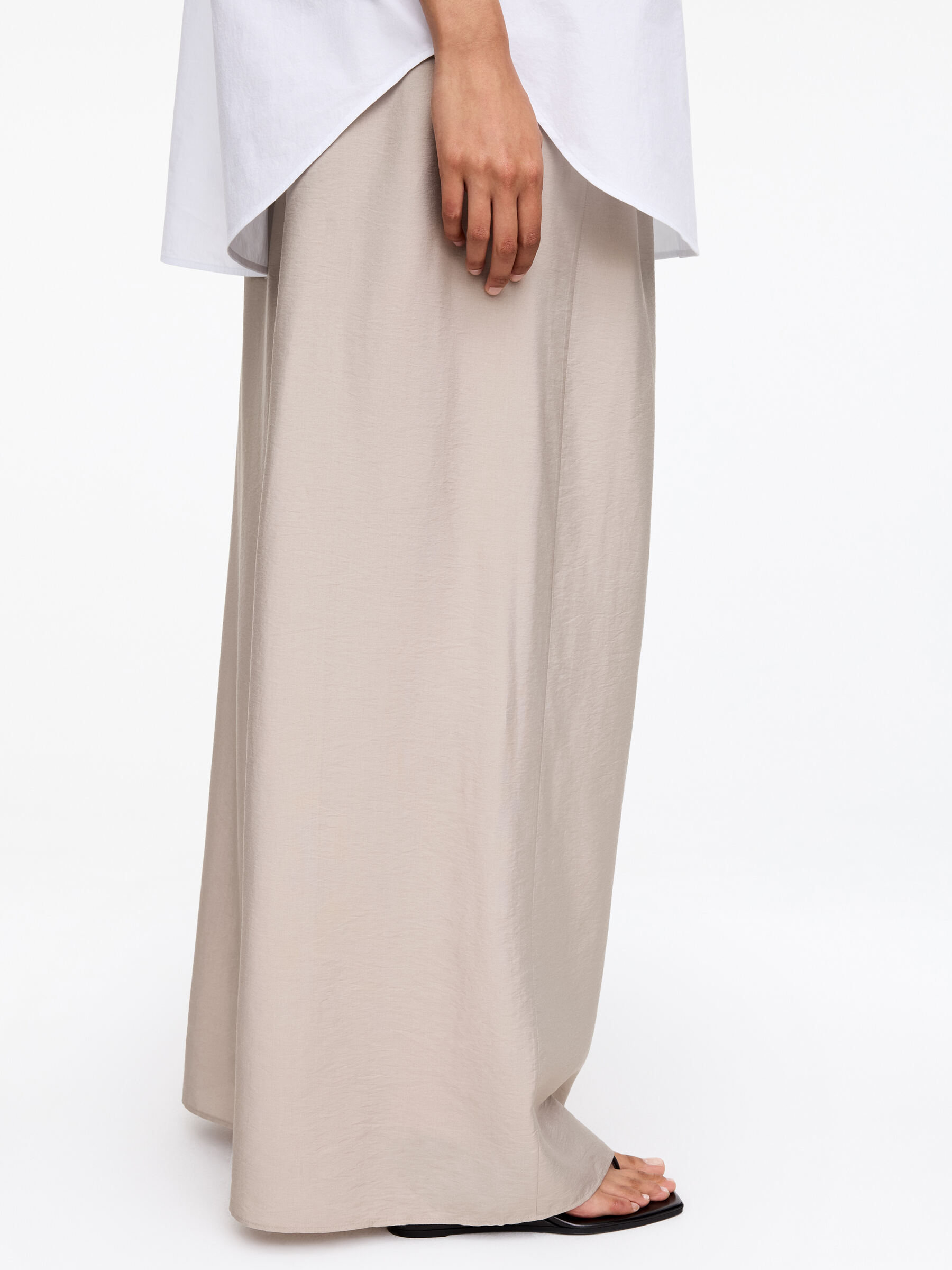 Vida byxor - Mullvadsgrå - Loose fit - Women - StillMedia/Lookbook - 3