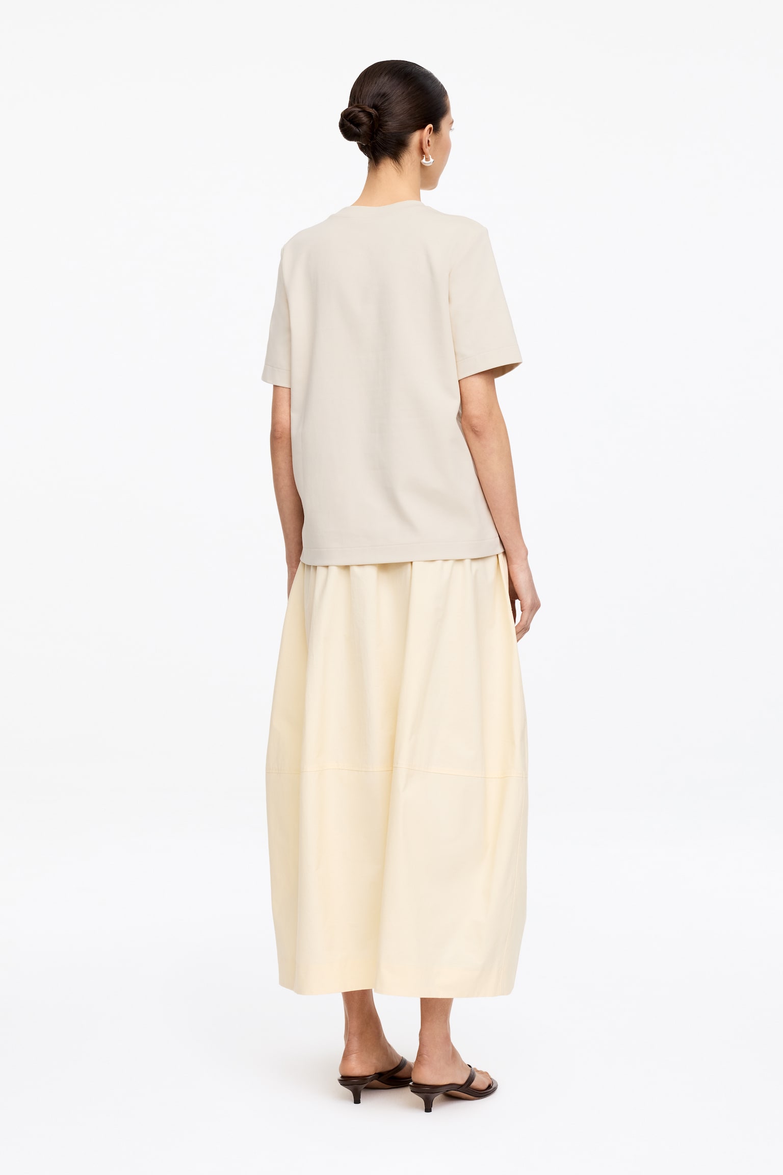 T-shirt PEARL pesante - Beige chiaro/Marrone/Grigio mélange/Nero/Bianco - 4