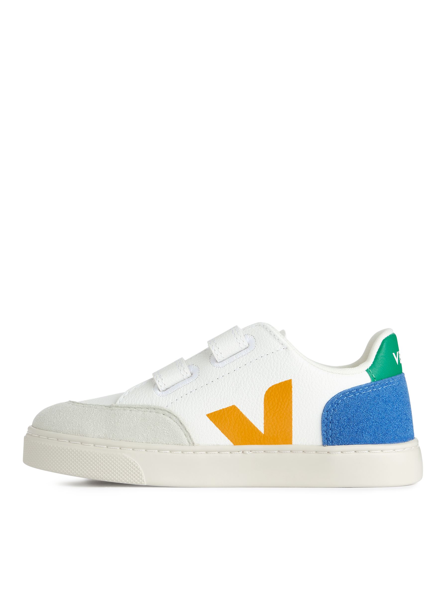 Trampki Veja V-12 Junior - Biały/żółty/niebieski - Children - StillMedia/DescriptiveStillLife - 4