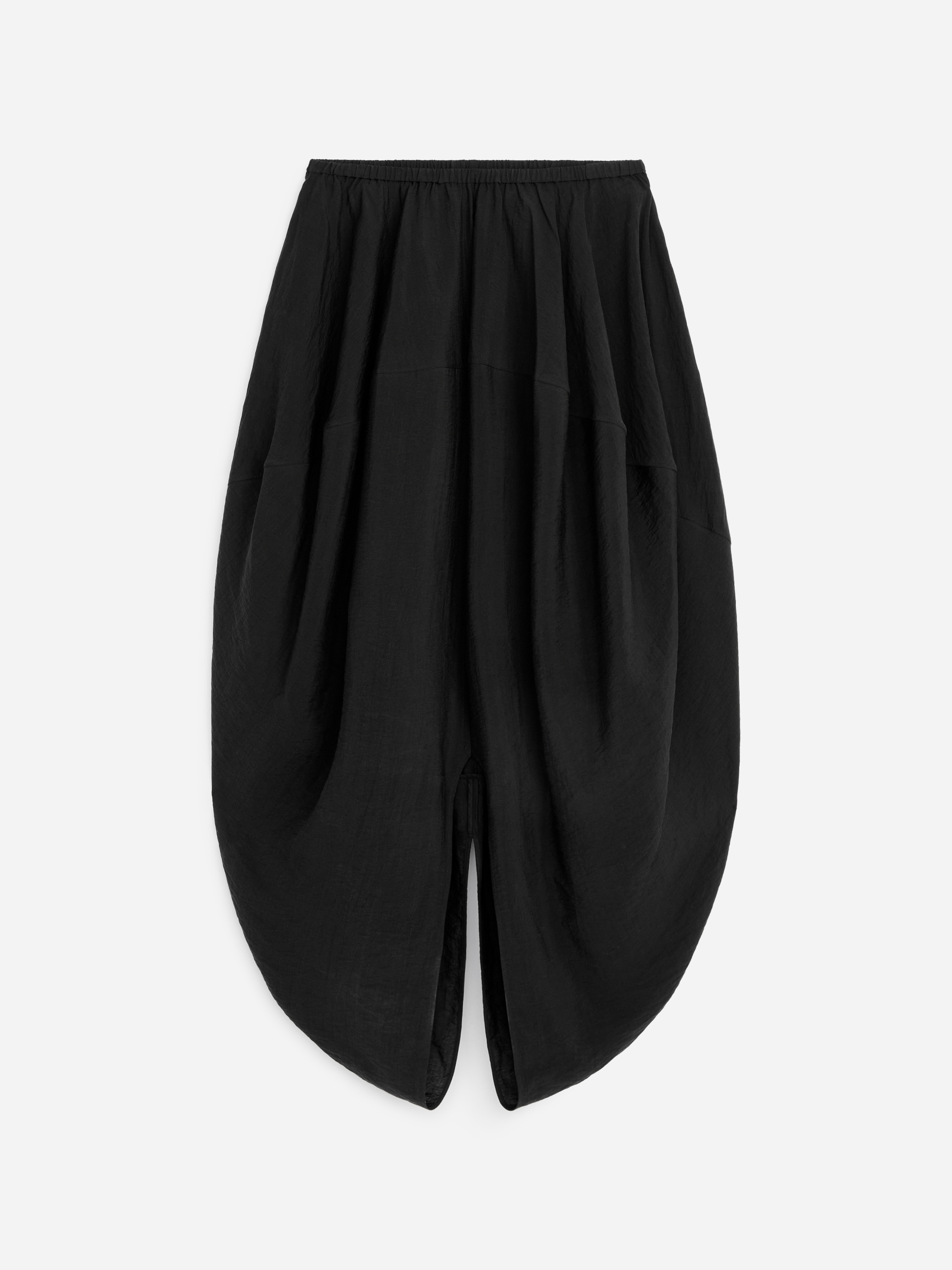 Kokonförmiger Rock - Schwarz/Rosa