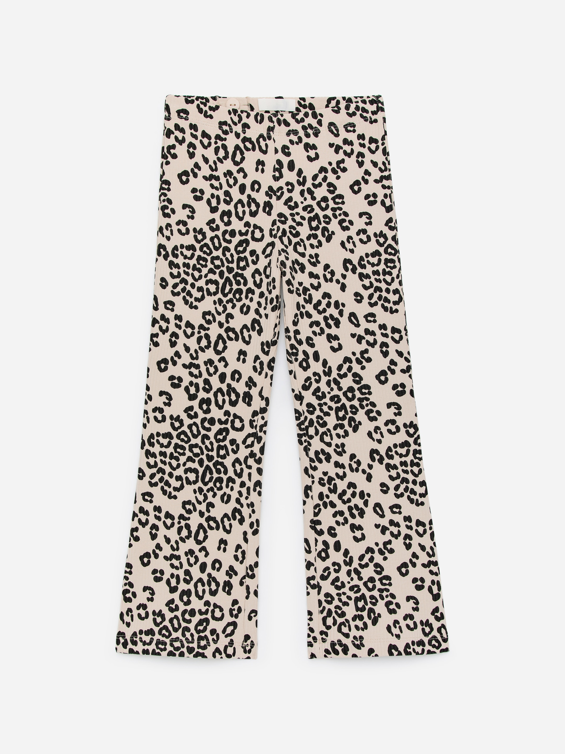 Visualizza immagine più grande: Leggings svasati a coste - Beige/Nero - BAMBINO | H&M IT 1