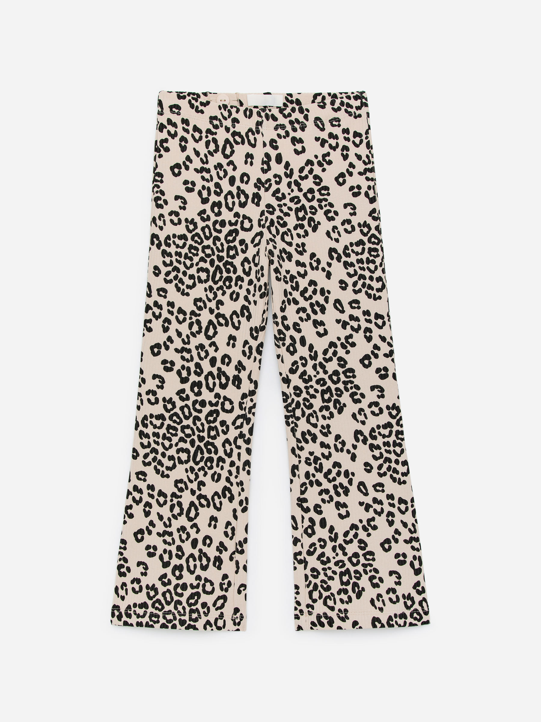 Flared Rib Leggings-#C5B9AB-17782