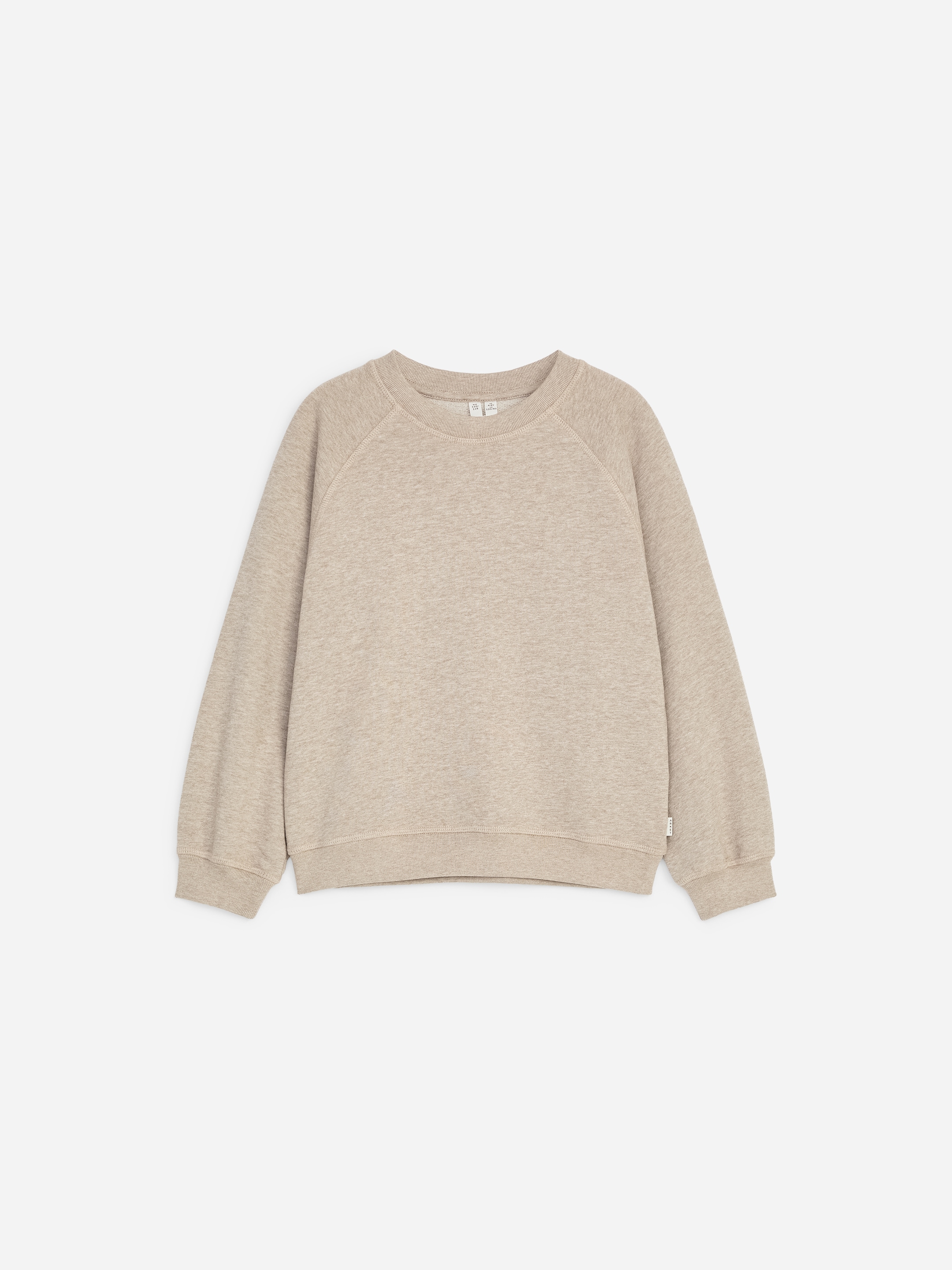 Sweatshirt i bomull-Beige-20665