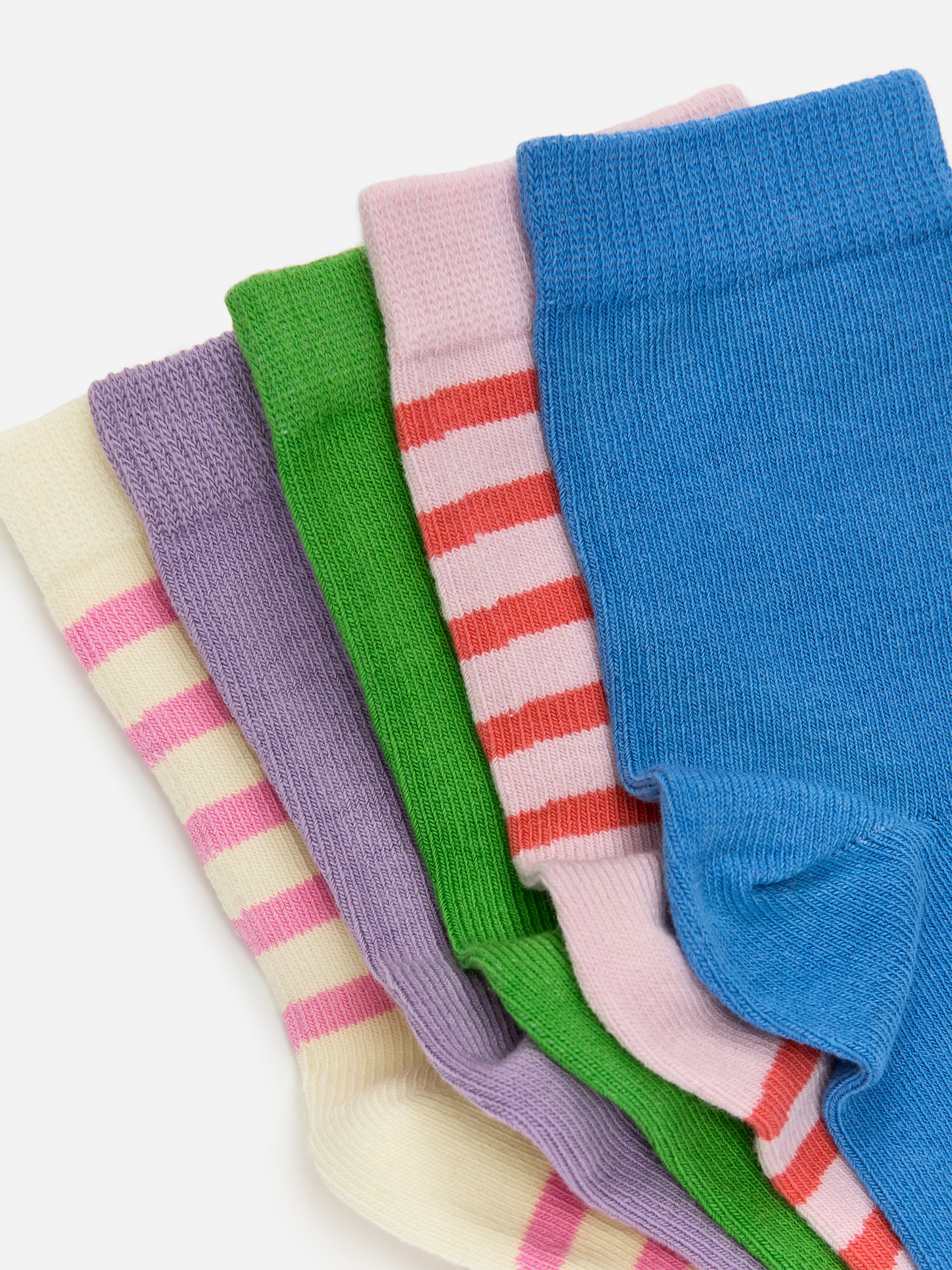 Lot de 5 paires de chaussettes en coton - Mauve/Multicolore - Enfant - StillMedia/DescriptiveDetail - 1