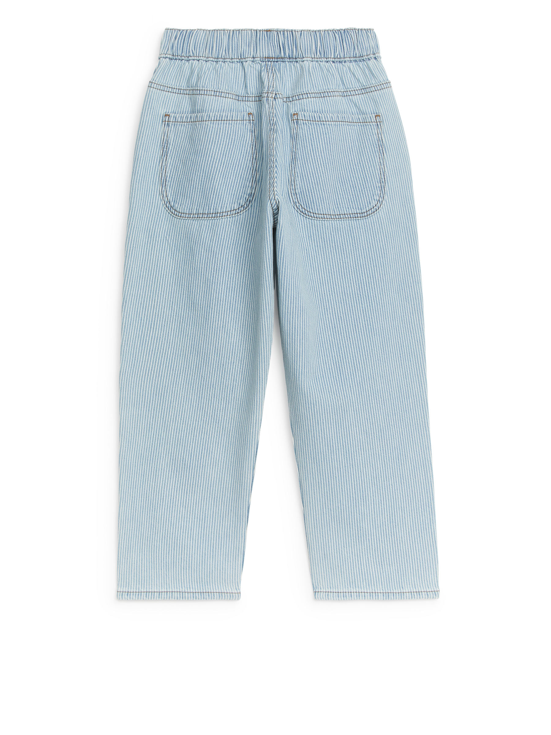Hickory Stripe Trousers - Light Blue - Relaxed fit - Children - StillMedia/DescriptiveStillLife - 1