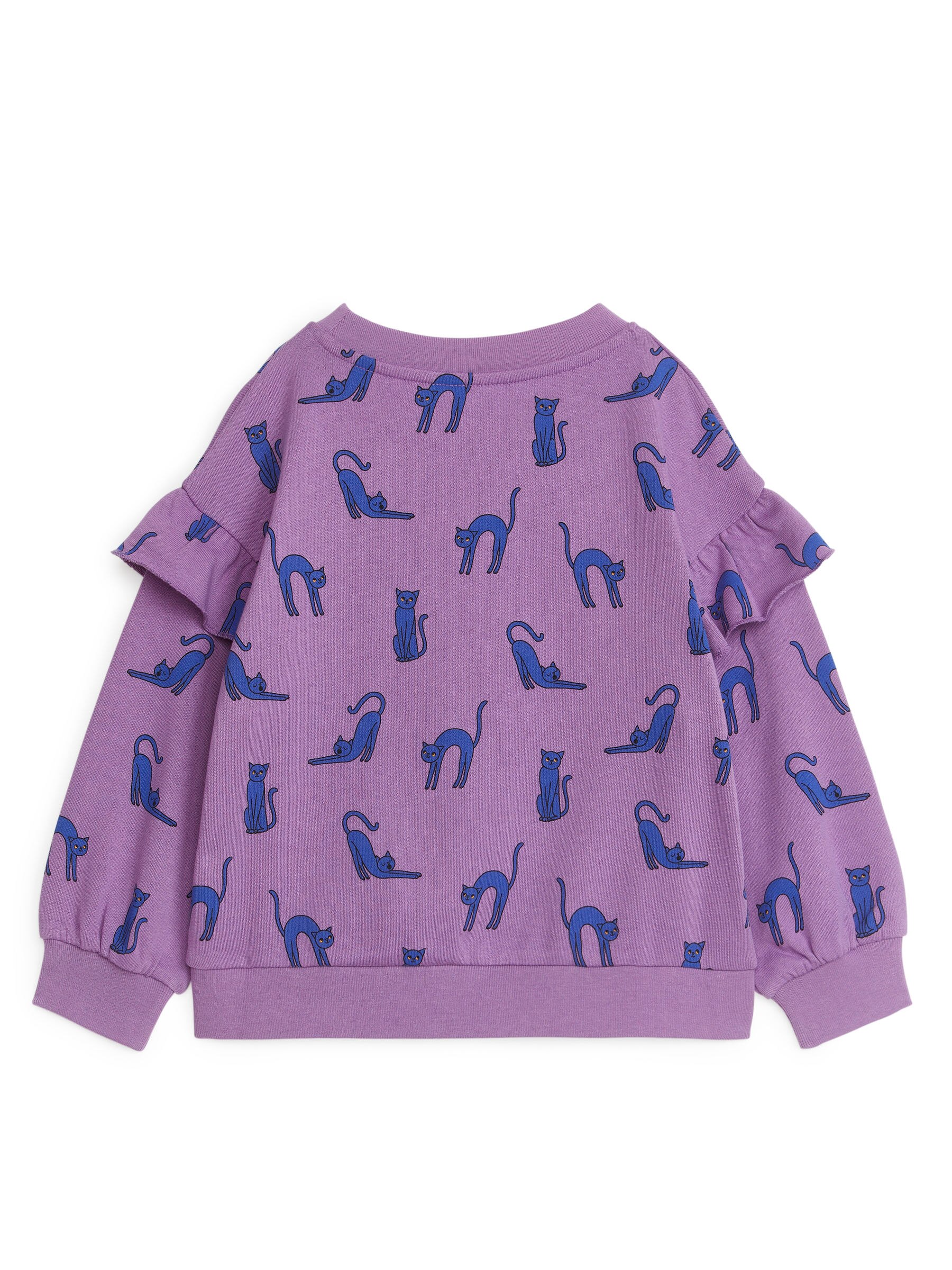 Sweatshirt mit Rüschen - Flieder/Katzen - Relaxed Fit - Kinder - StillMedia/DescriptiveStillLife - 5