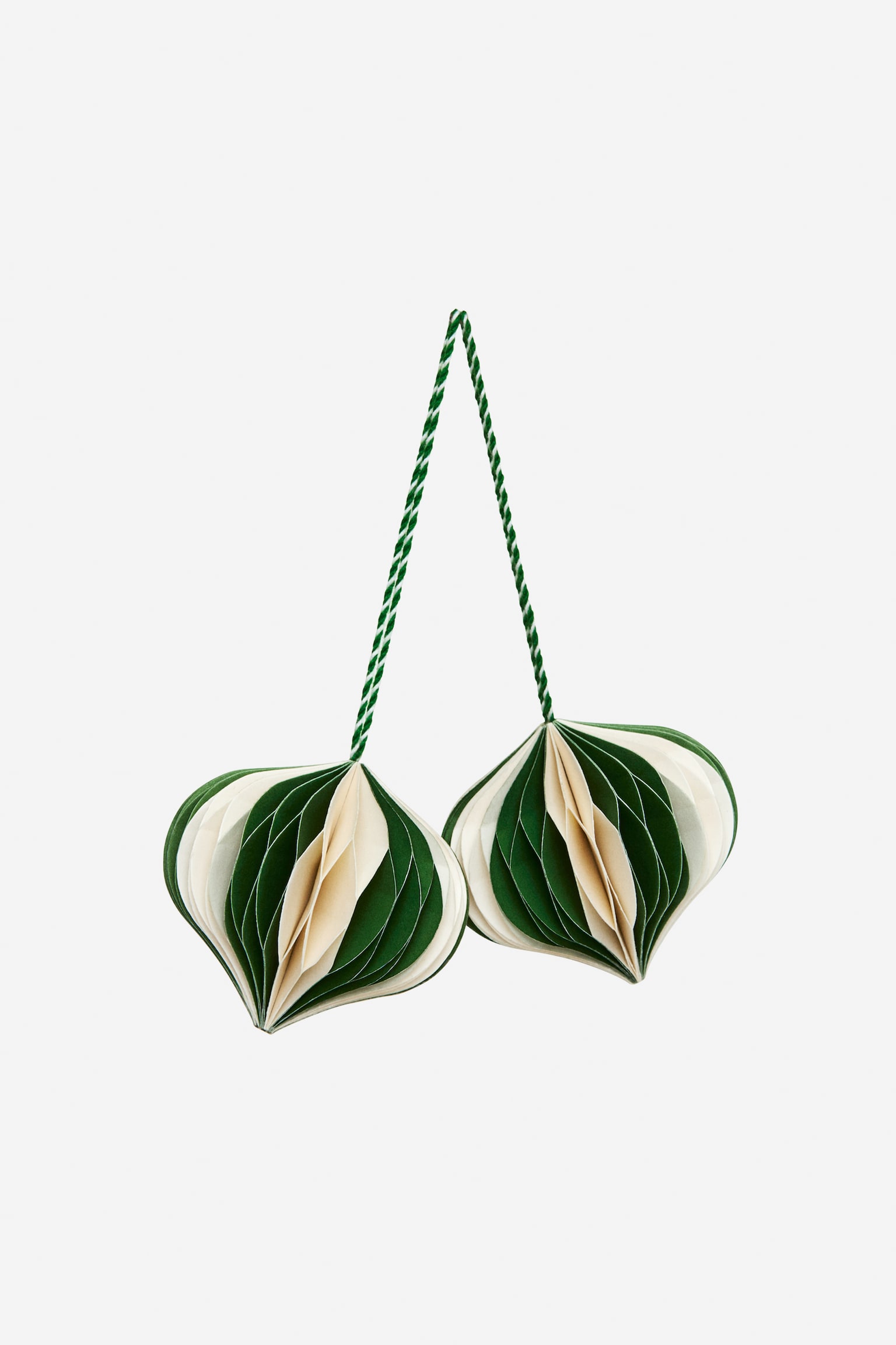 Honeycomb Ornaments Set of 2
