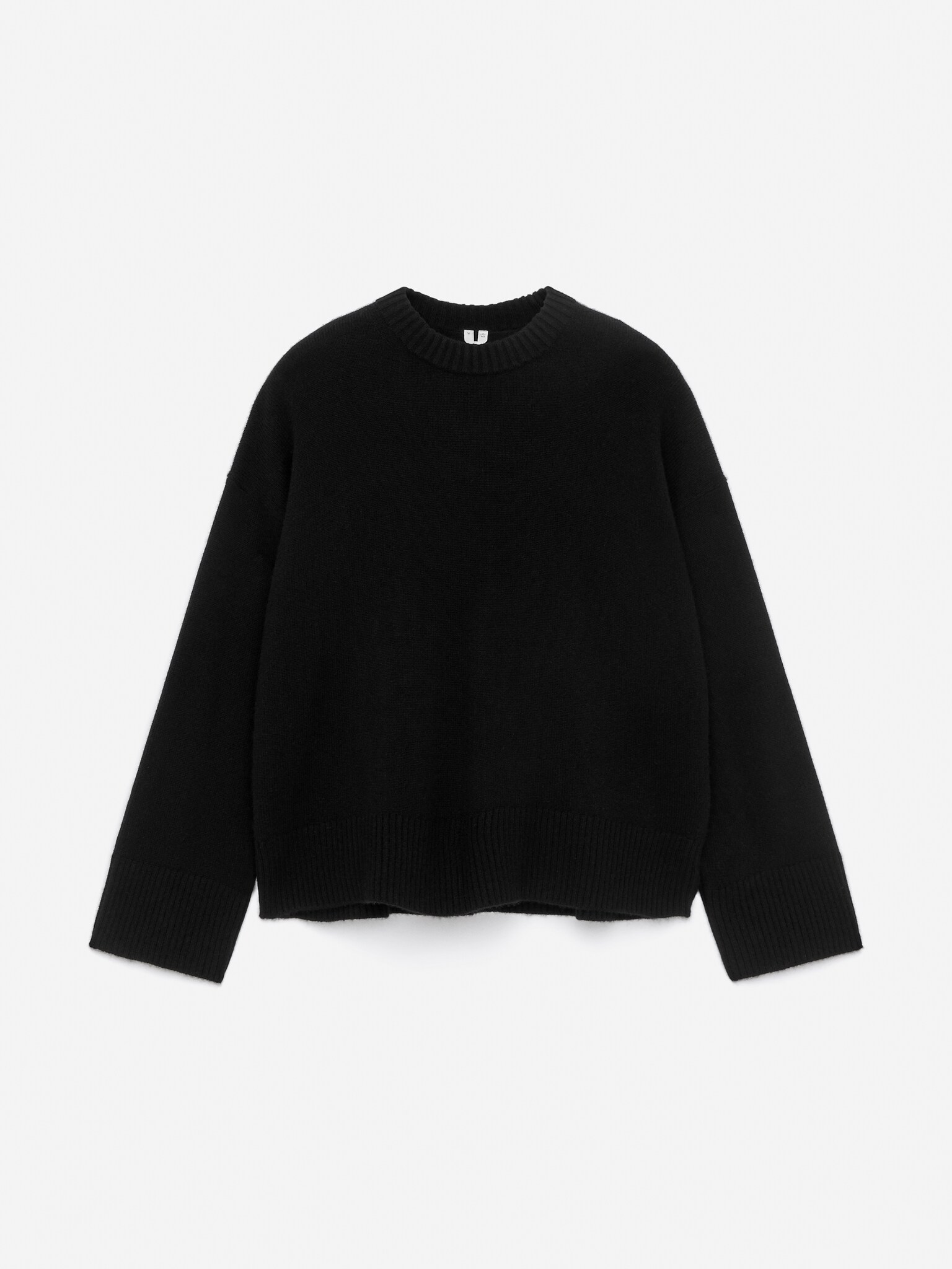 Pull oversize en pur cachemire​ - Noir/Violet - 2