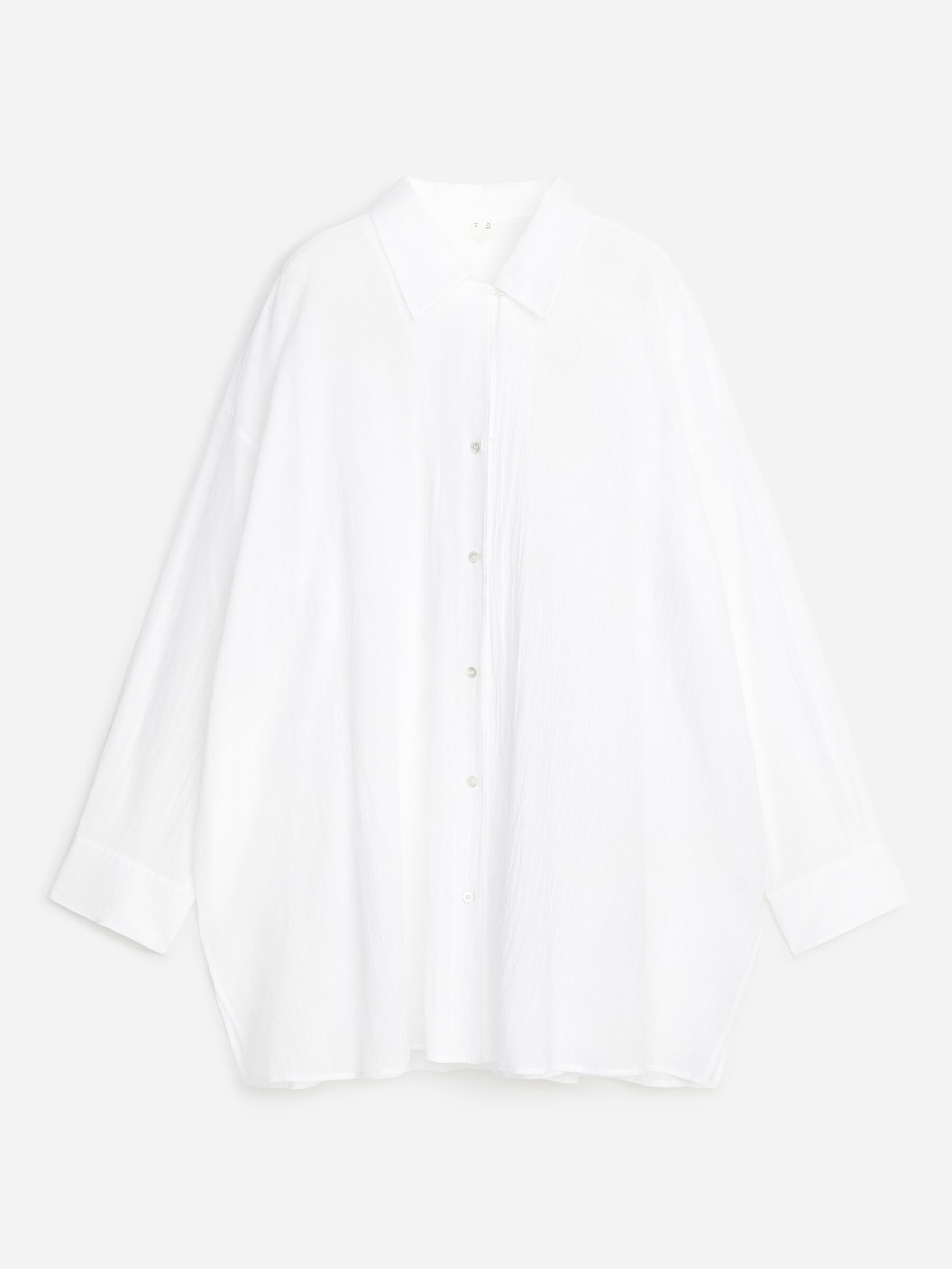 Camicia con silhouette allungata-#FFFFFF-19310