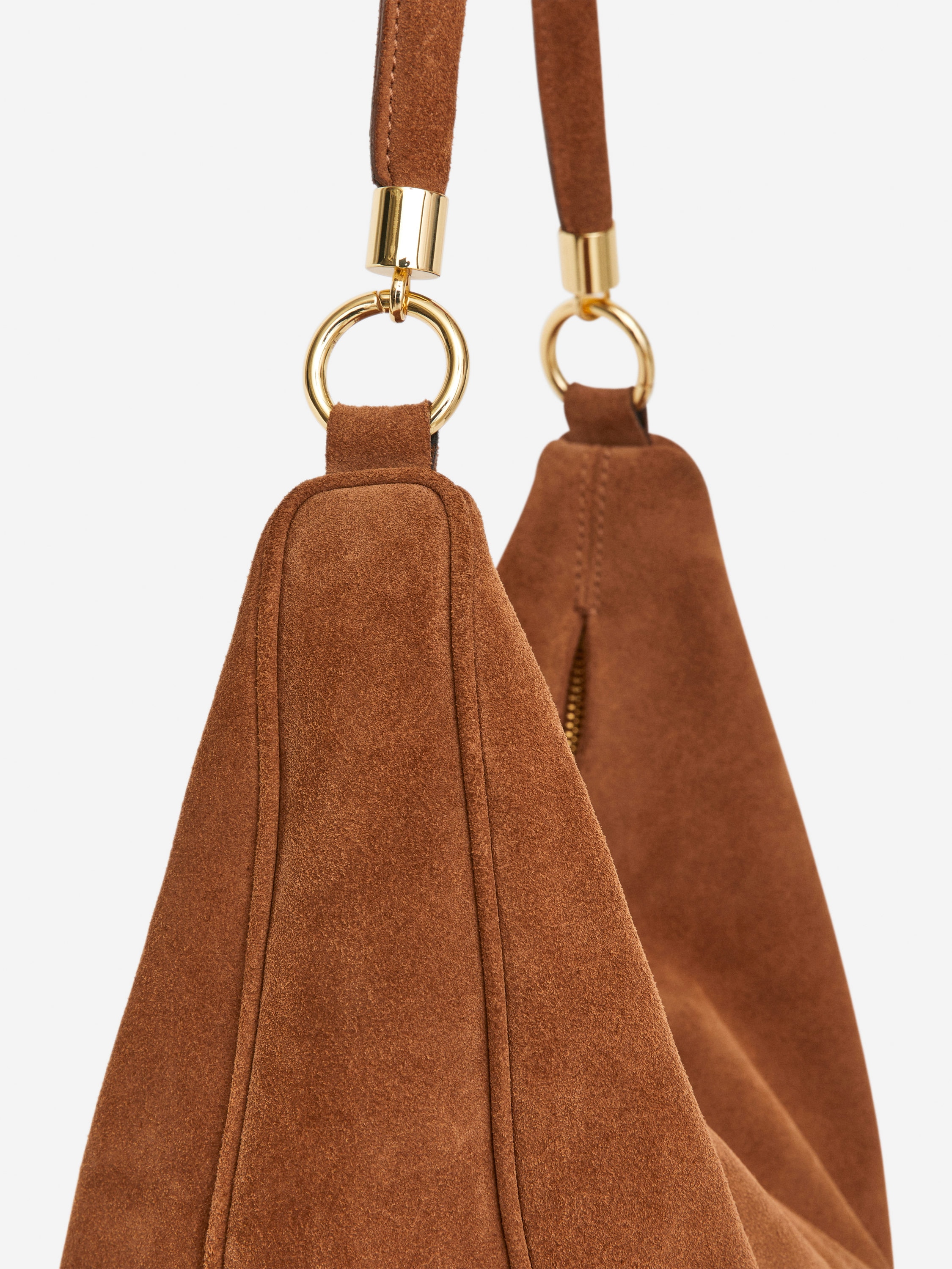 Suede Shoulder Bag - Brown - Women - StillMedia/DescriptiveDetail - 1
