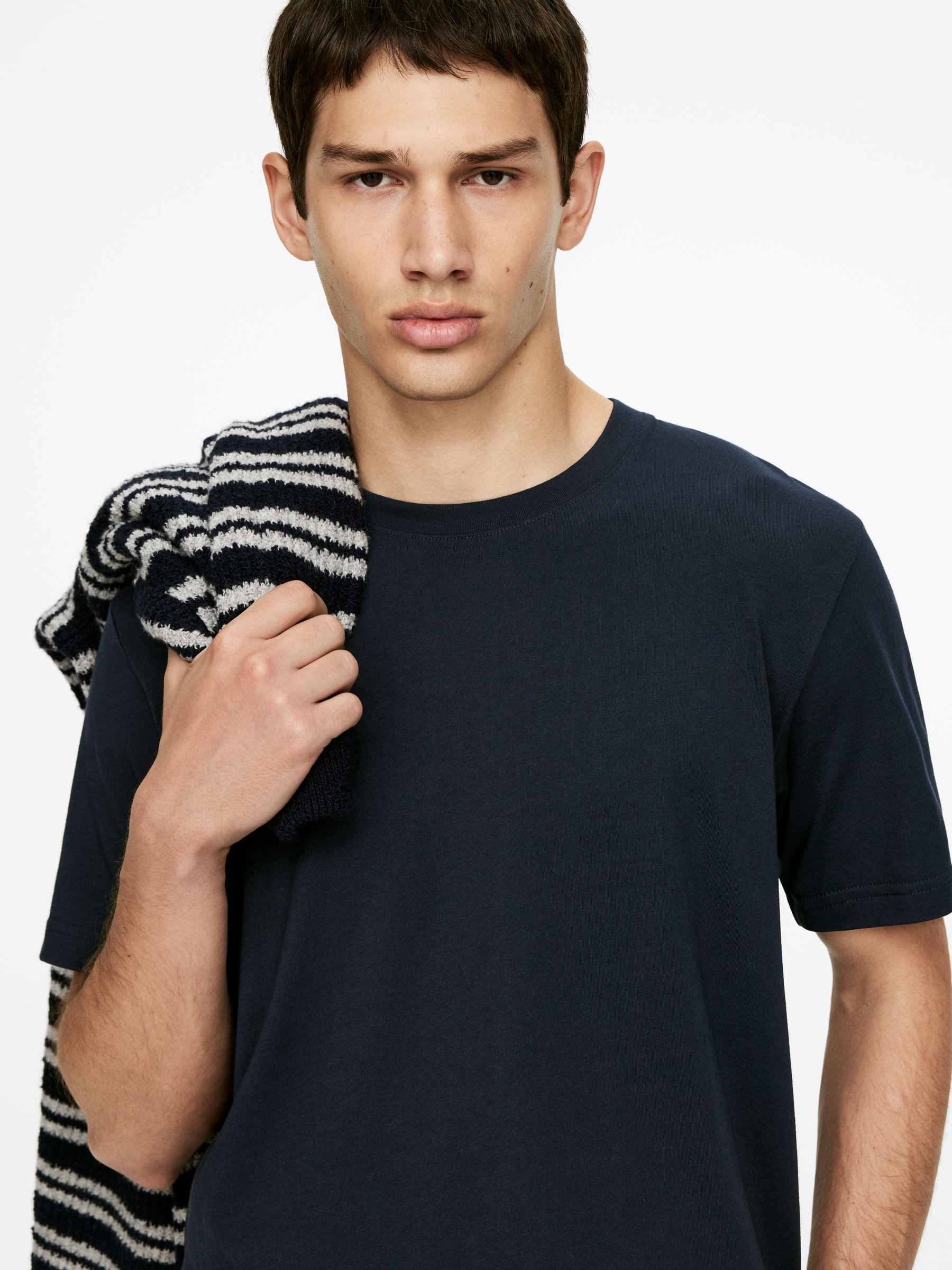 170 GSM Regular T-Shirt - Dark Blue - Regular fit - Men - StillMedia/Lookbook - 46