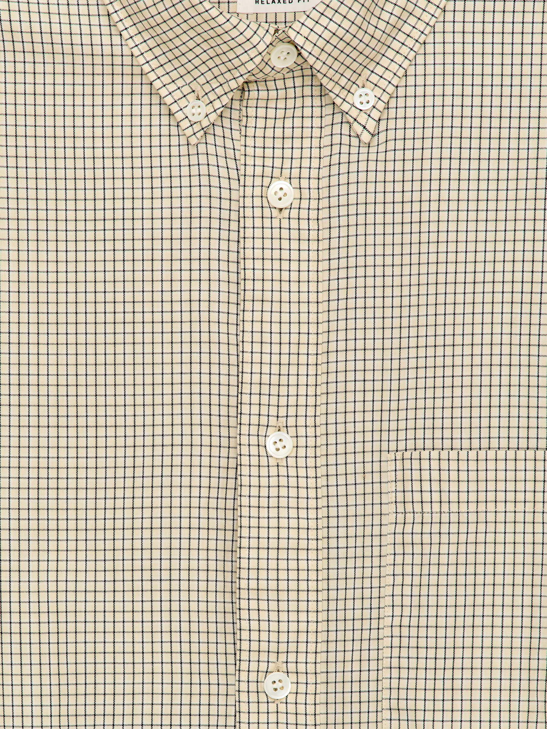 Lockeres Pinpoint-Hemd - Gelb - Relaxed Fit - Herren - StillMedia/DescriptiveDetail - 2