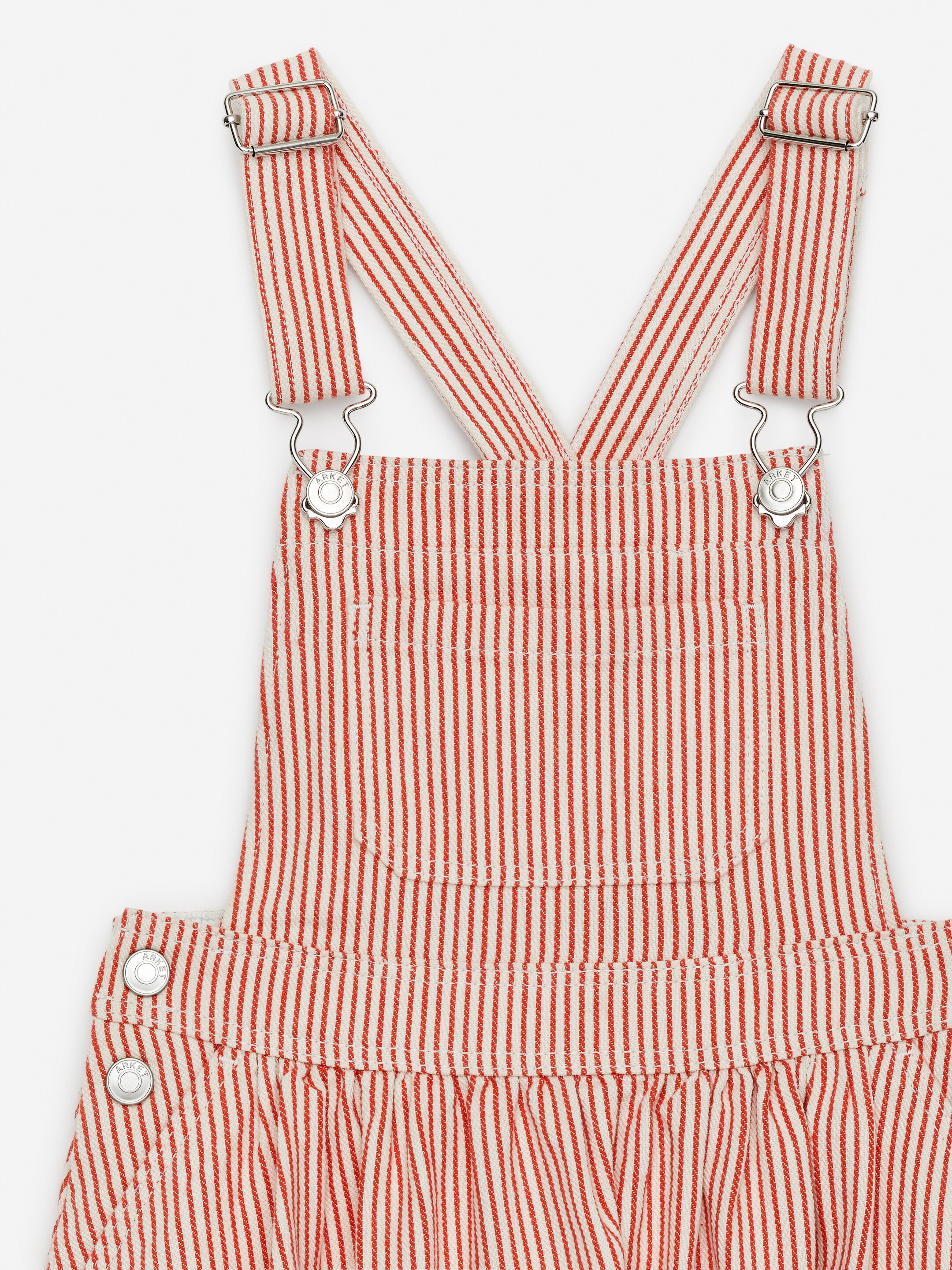 Vestido tipo peto - Rojo/blanco - Corte estándar - Children - StillMedia/DescriptiveDetail - 3