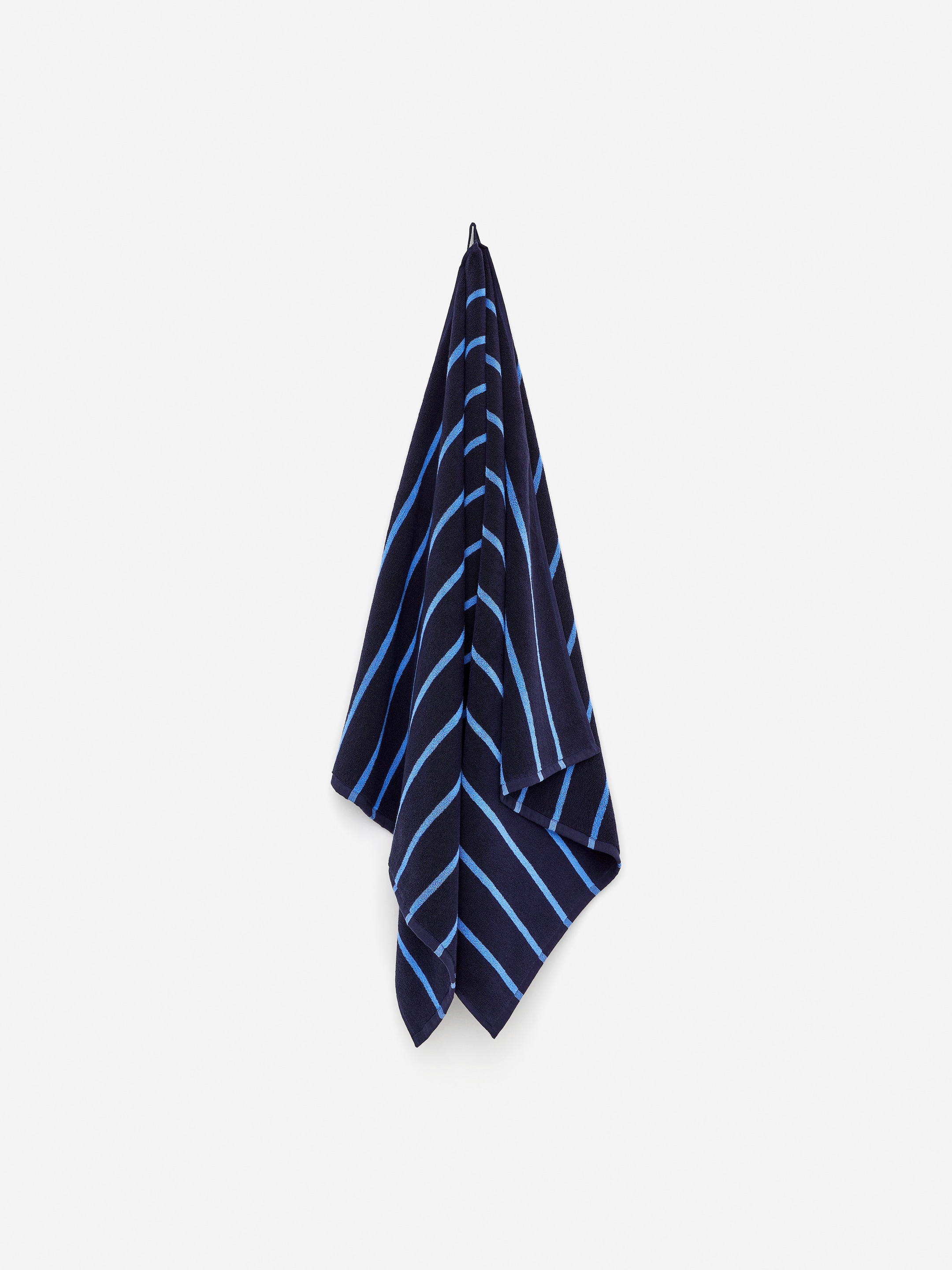 Grösseres Bild ansehen: Badetuch 80 x 165 cm - Blau/Streifen - HOME | H&M CH 2