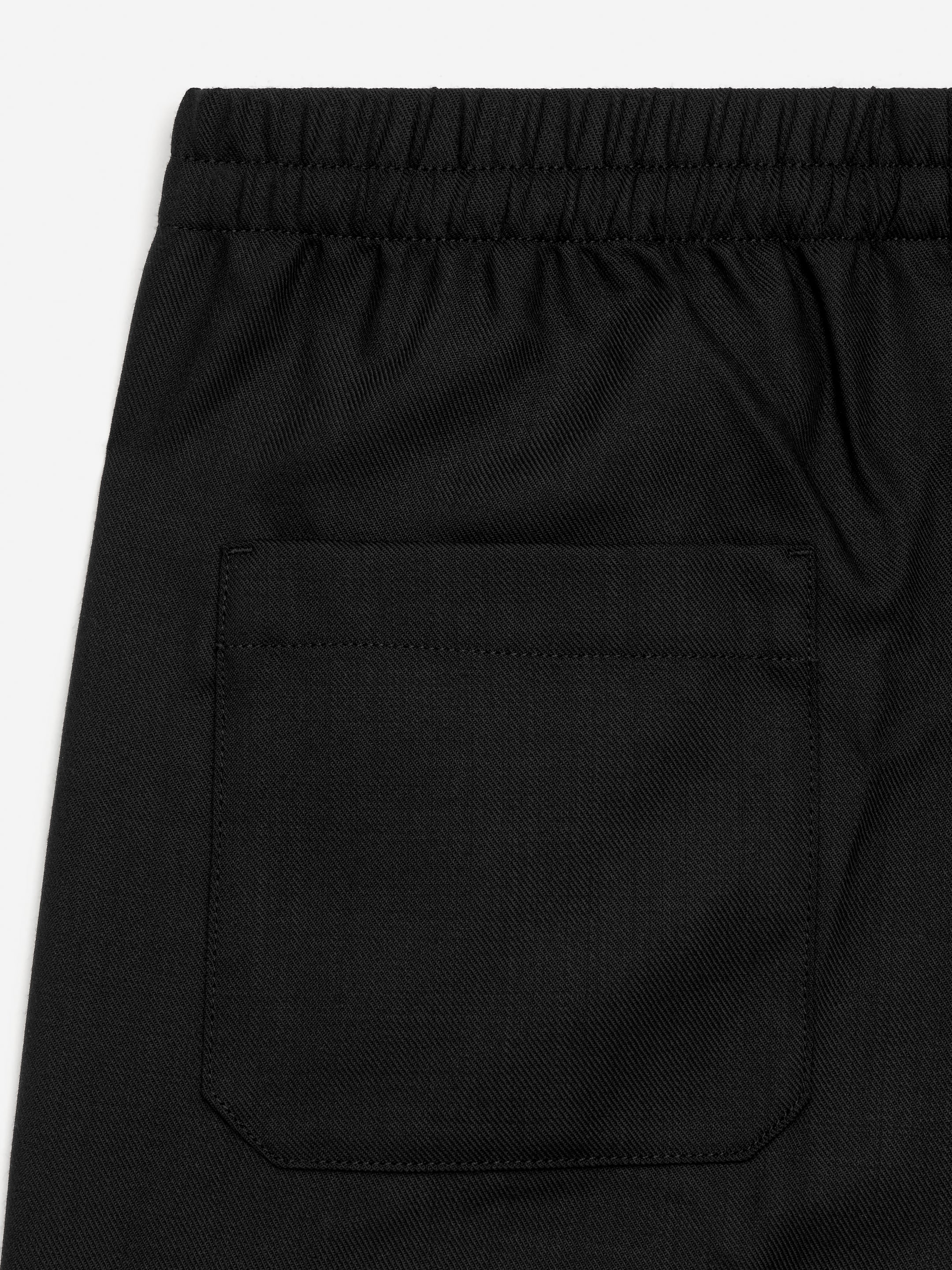 Byxor i ull - Svart - Loose fit - Men - StillMedia/DescriptiveDetail - 2