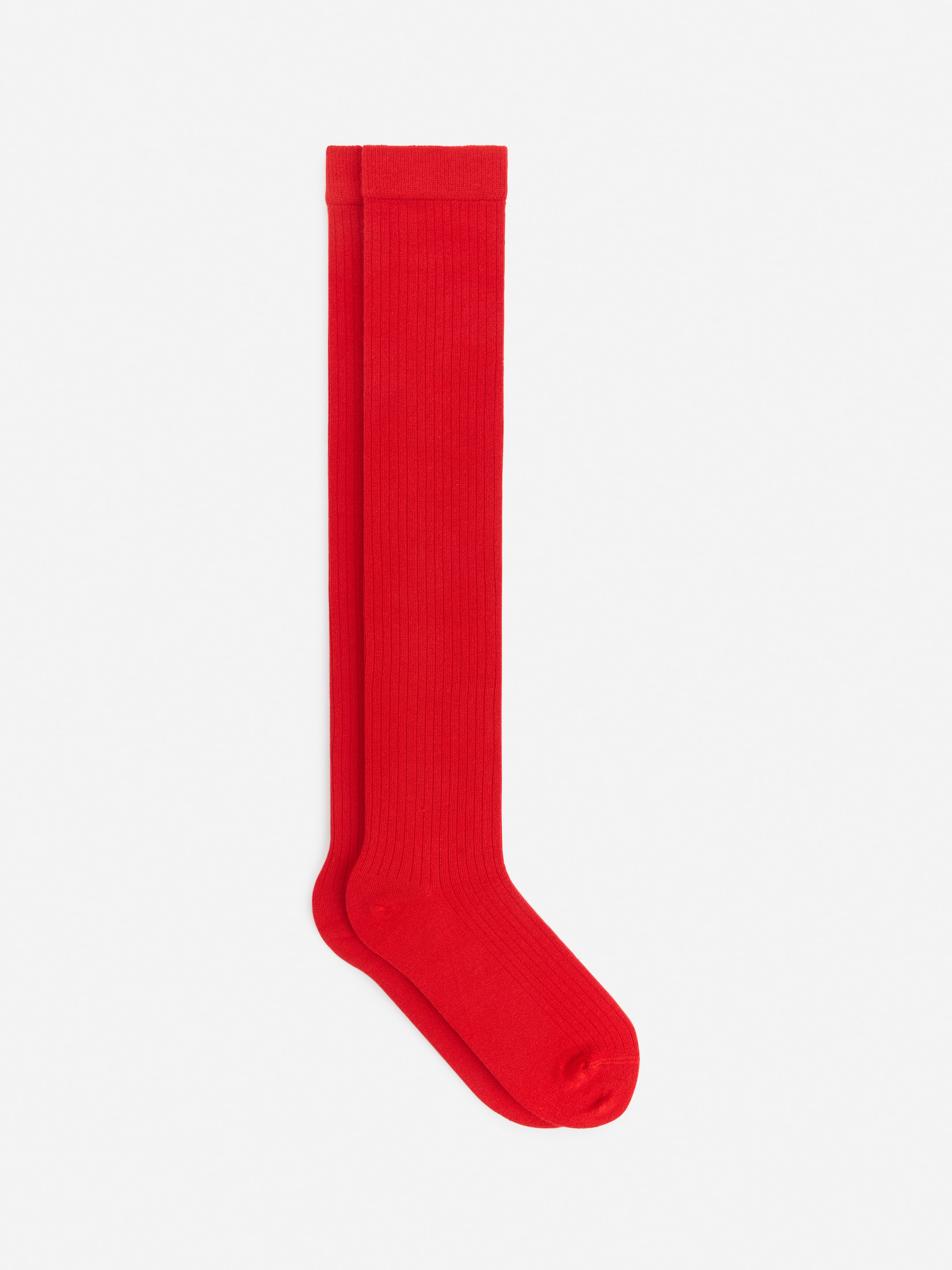 Gerippte Kniestrümpfe - Rot - Regular Fit - Damen - StillMedia/DescriptiveStillLife - 4