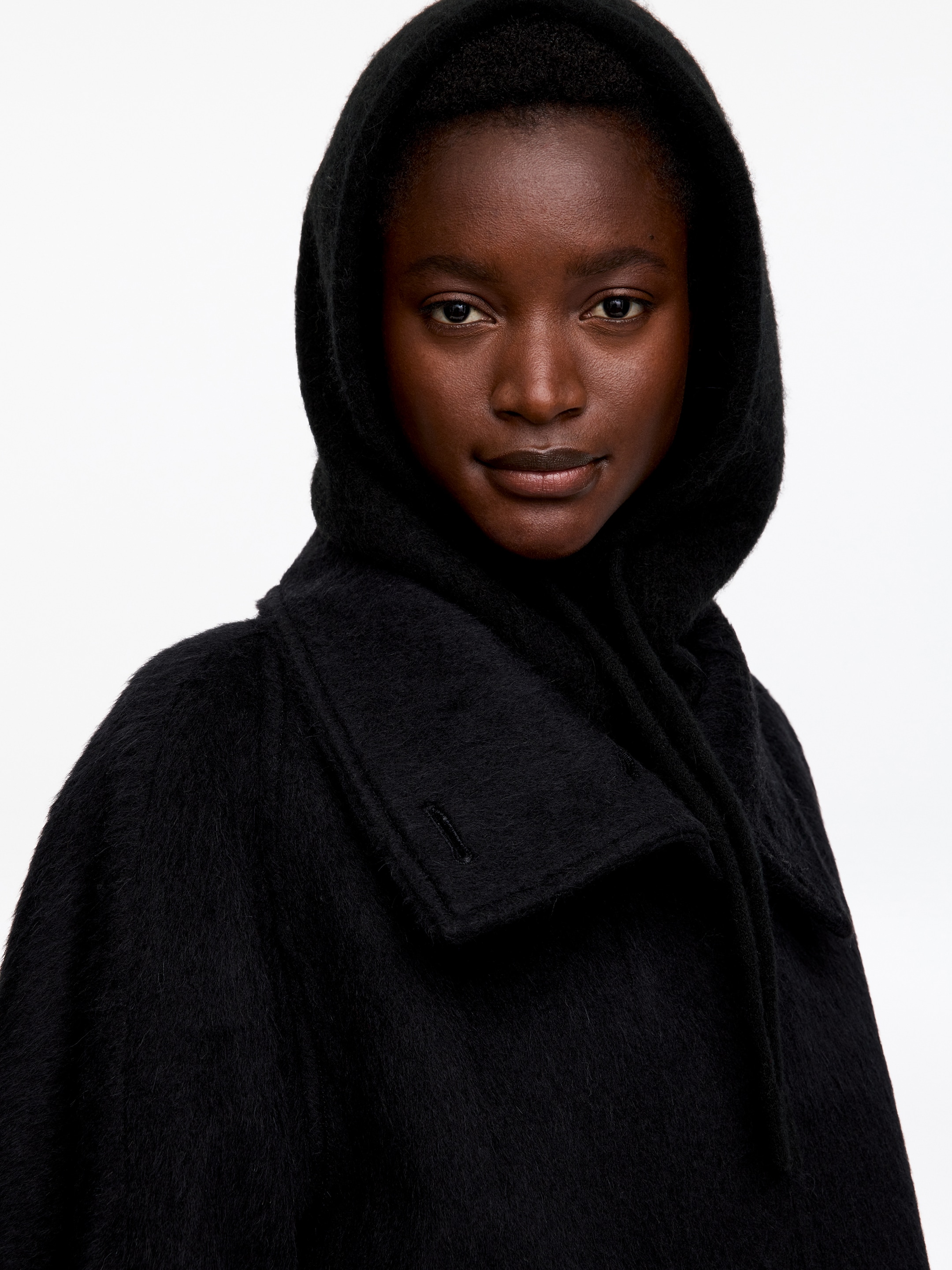 Cagoule en mélange de laine et d'alpaga - Noir - women - StillMedia/Lookbook - 7