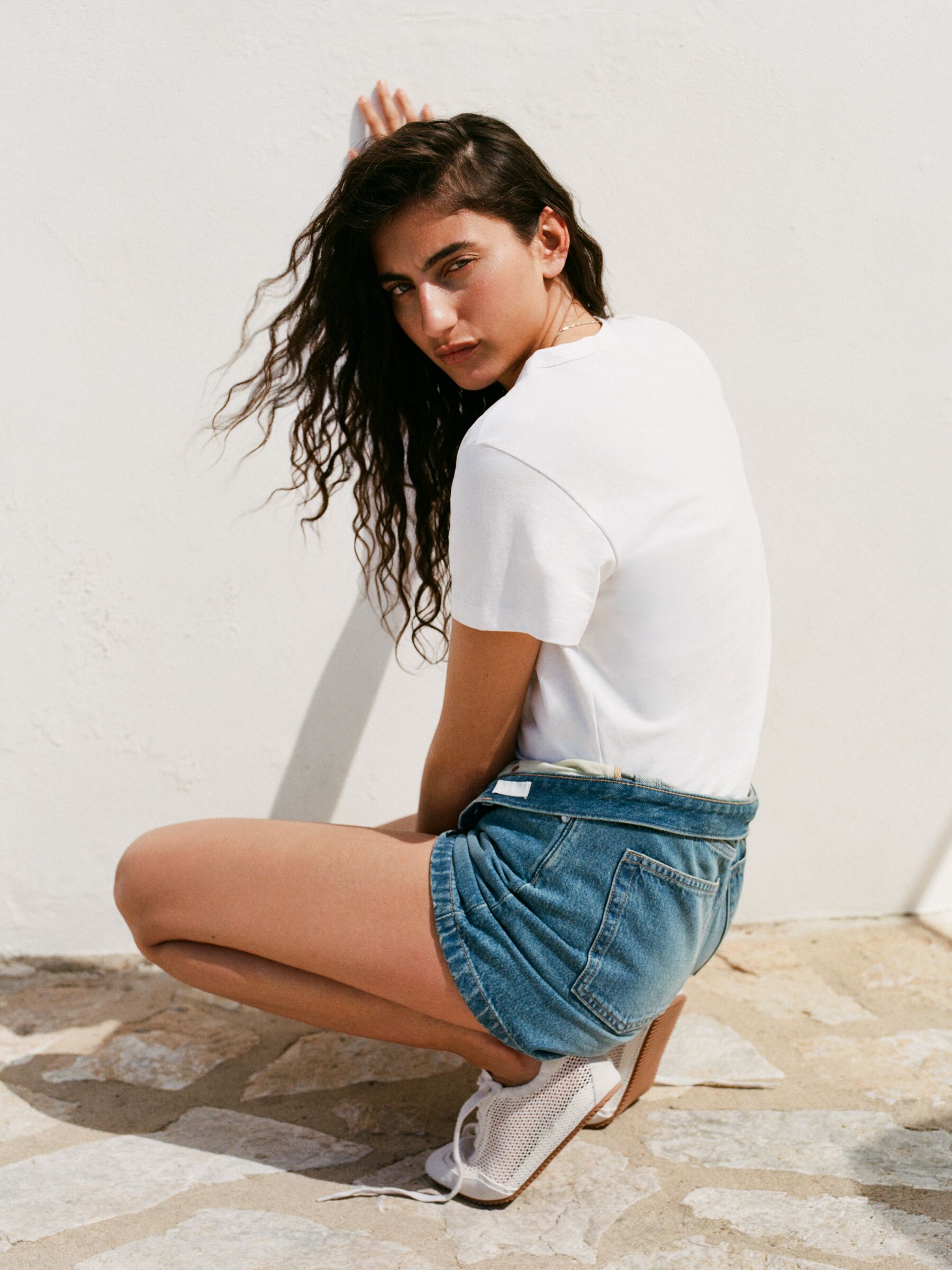 Denim Shorts - Light Blue - Regular fit - Women - StillMedia/Environmental - 1