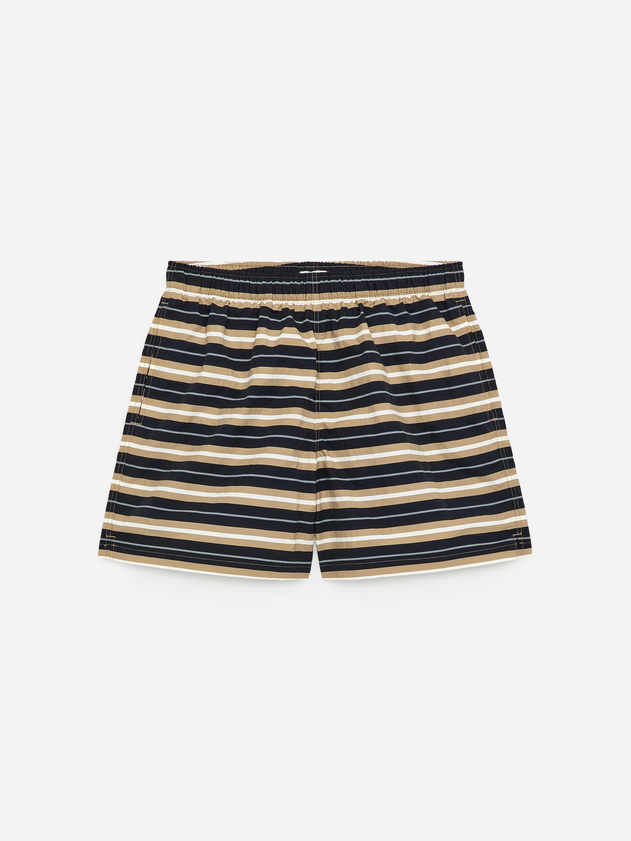 Allover-Printed Swim Shorts-#91856F-18899