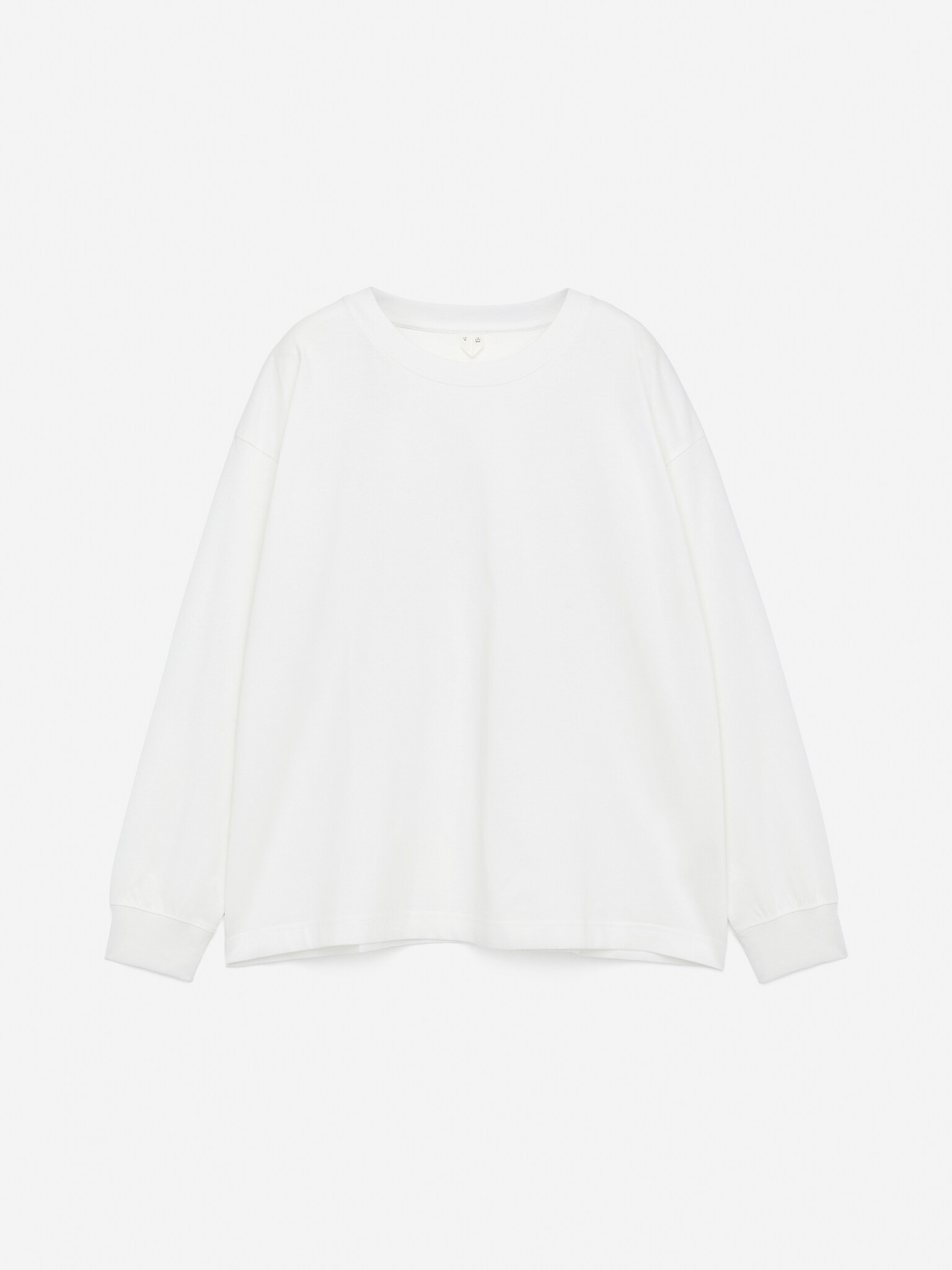 Long-Sleeved T-Shirt - Bianco/Bianco/Nero - 2