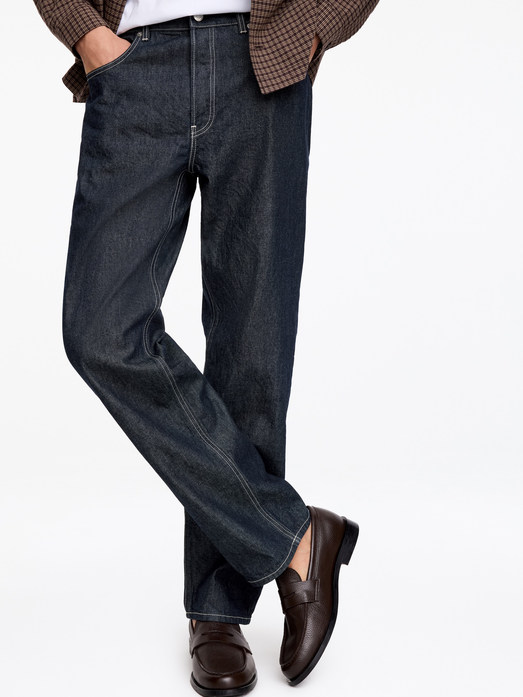 OCEAN leichte Loose Jeans - Dunkelblau - Loose Fit - Men - StillMedia/Lookbook - 3