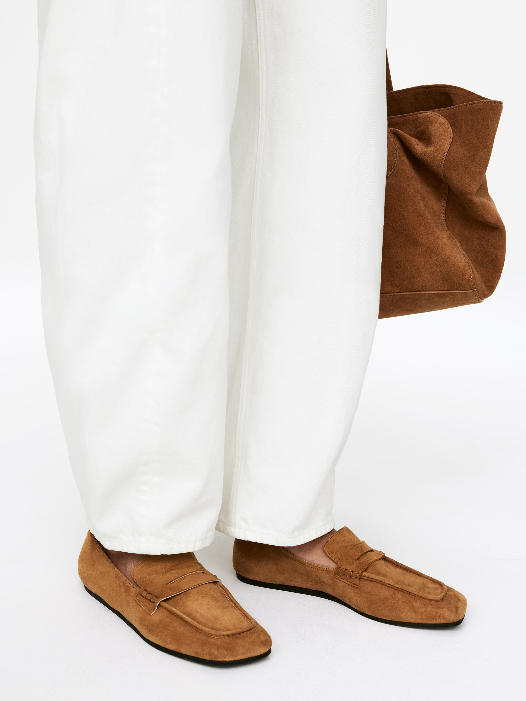 Loafer aus Veloursleder - Braun - Damen - StillMedia/Lookbook - 7