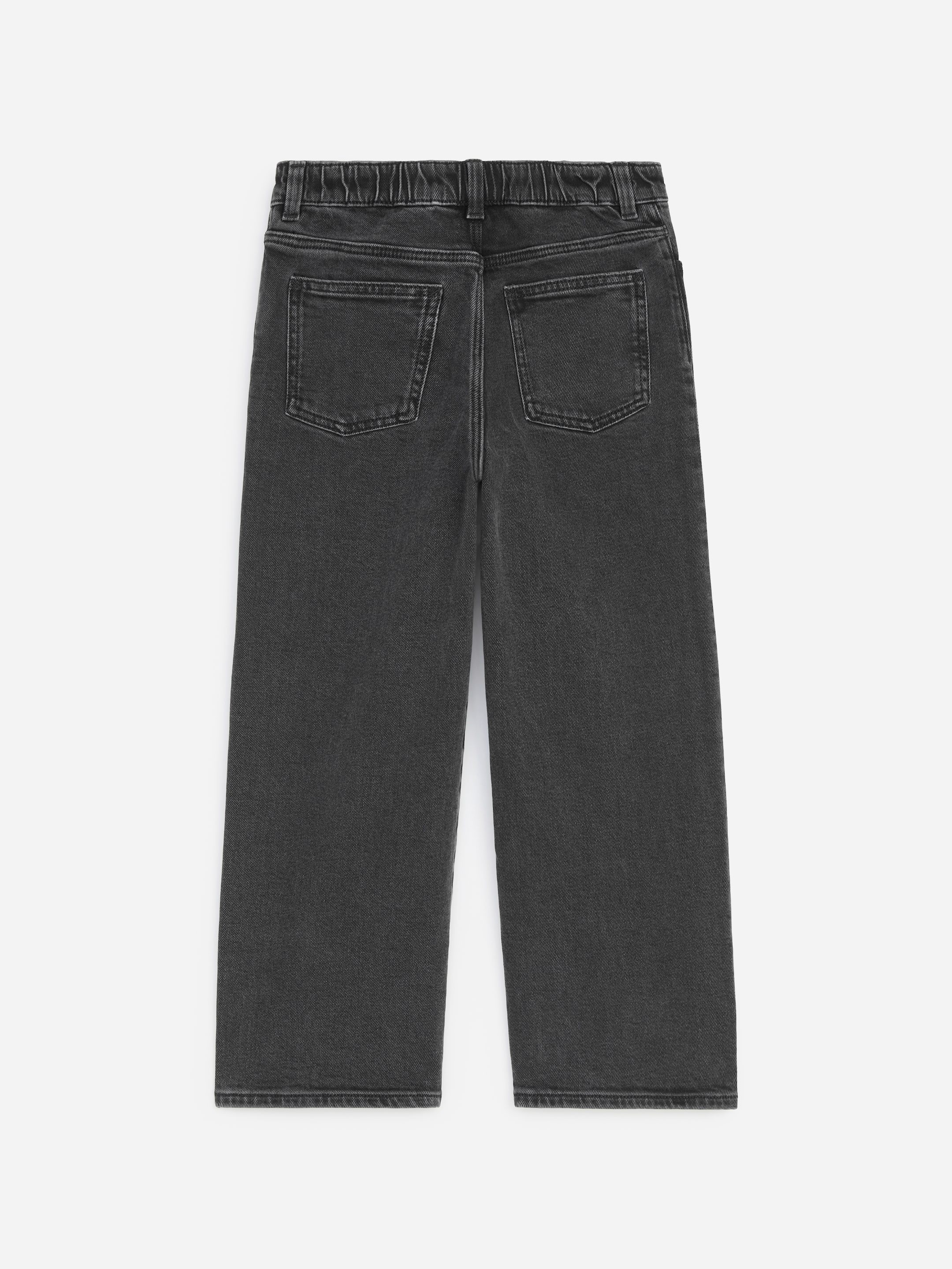 Wide Denim Trousers - Black - Relaxed fit - Children - StillMedia/DescriptiveStillLife - 1