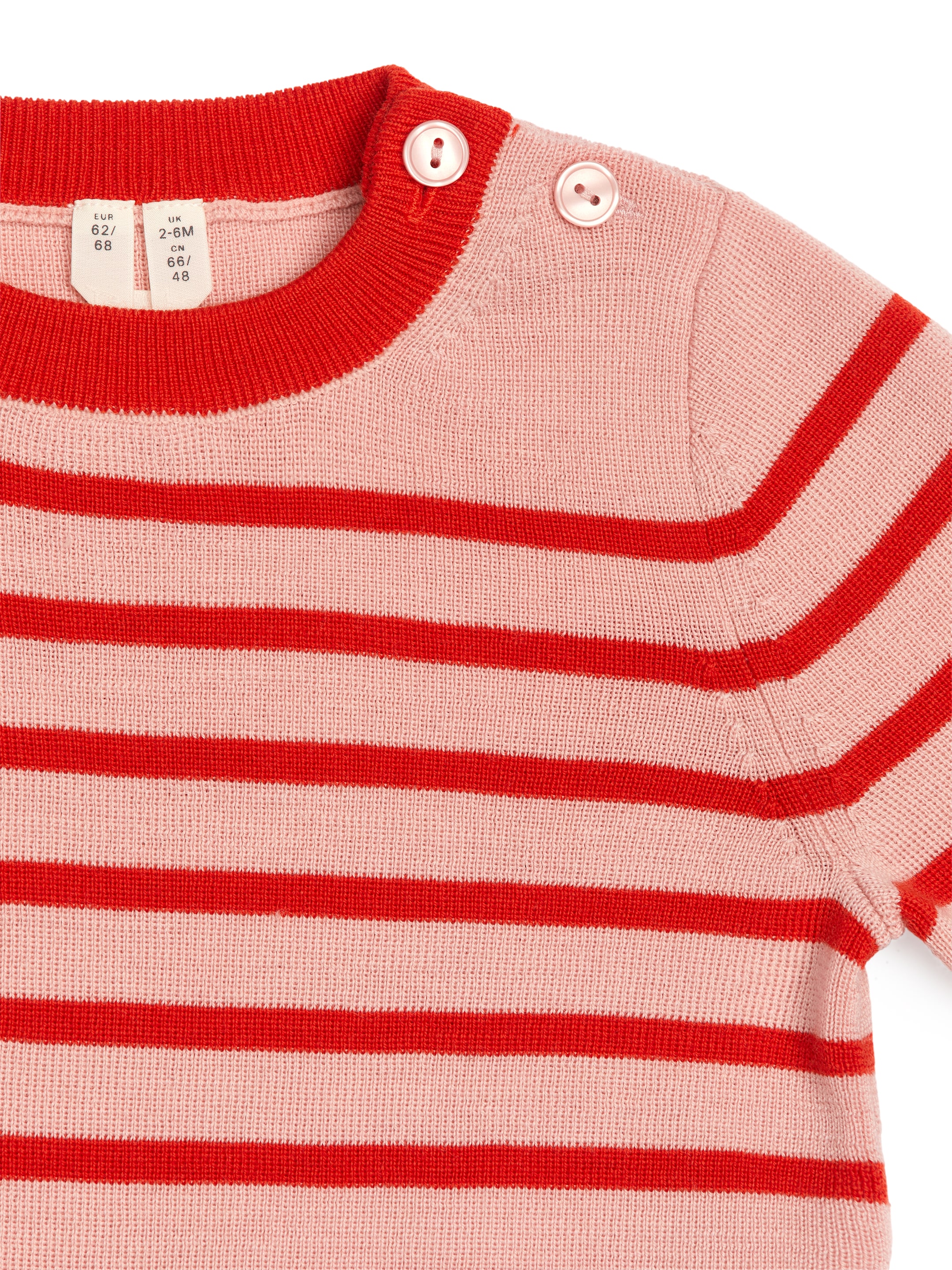 Wollpullover - Rosa/Rot - Regular Fit - Children - StillMedia/DescriptiveDetail - 3