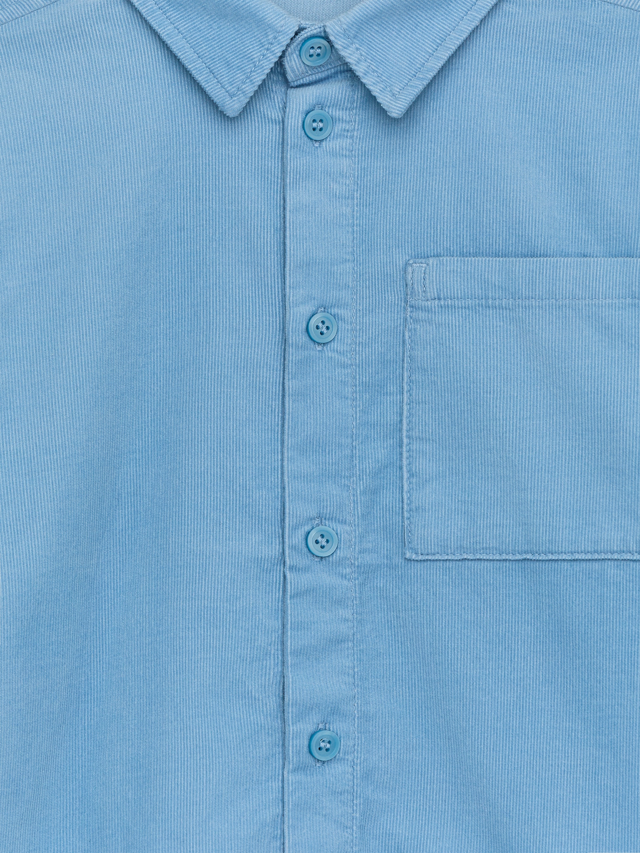 Chemise en velours côtelé - Bleu ciel - Regular fit - Enfant - StillMedia/DescriptiveDetail - 1