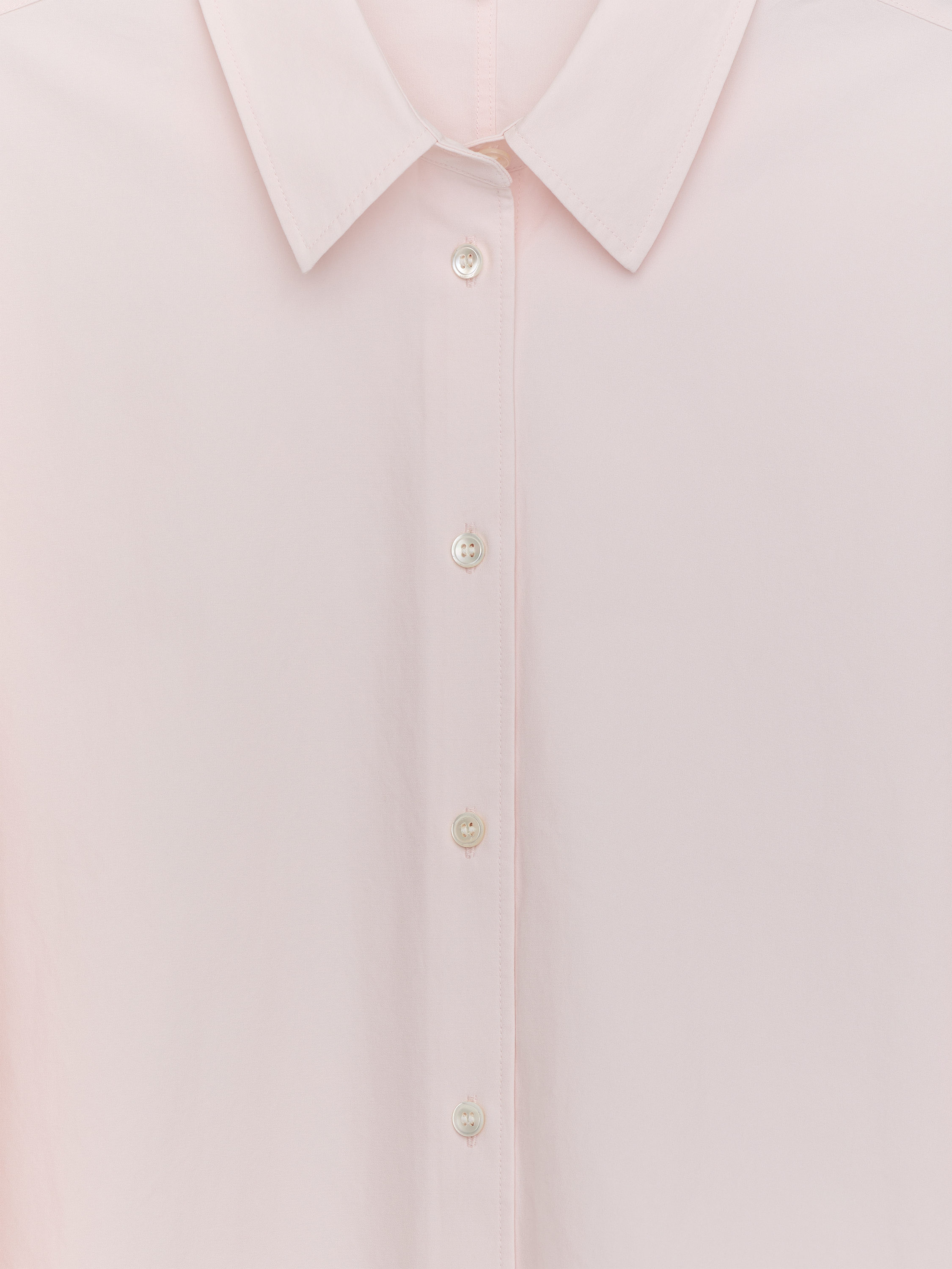 Curved Slit Shirt - Light Pink - Loose fit - Women - StillMedia/DescriptiveStillLife - 1