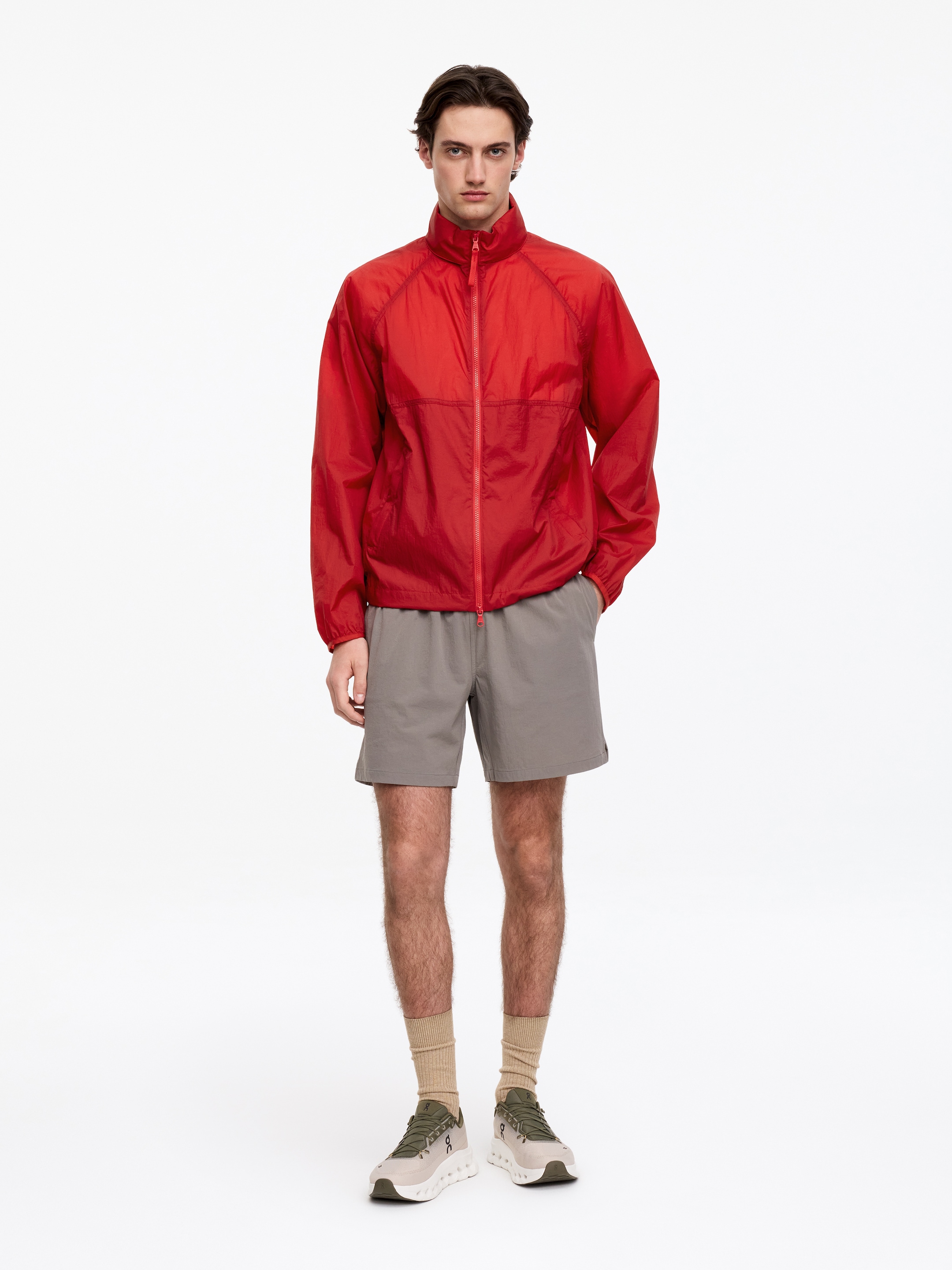 ARKET ACTIVE Windbreaker - Red - Regular fit - Men - StillMedia/Lookbook - 4