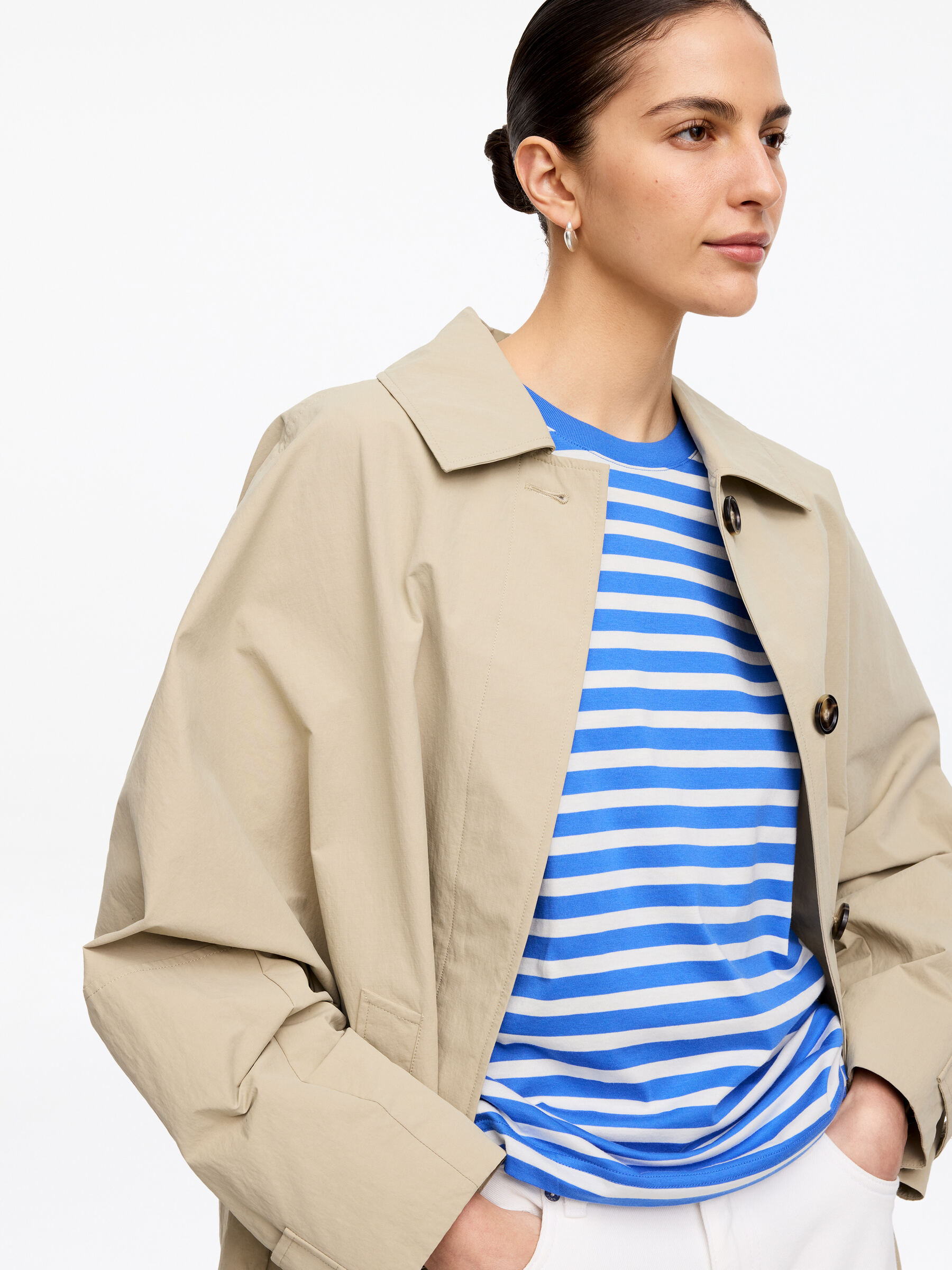 Camiseta clásica LILY - Azul/blanco - Corte estándar - Women - StillMedia/Lookbook - 4