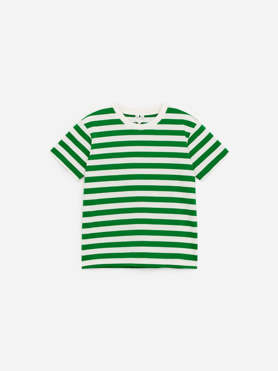 ARKET Boys  Crew-Neck T-Shirt Green,  size 134/140