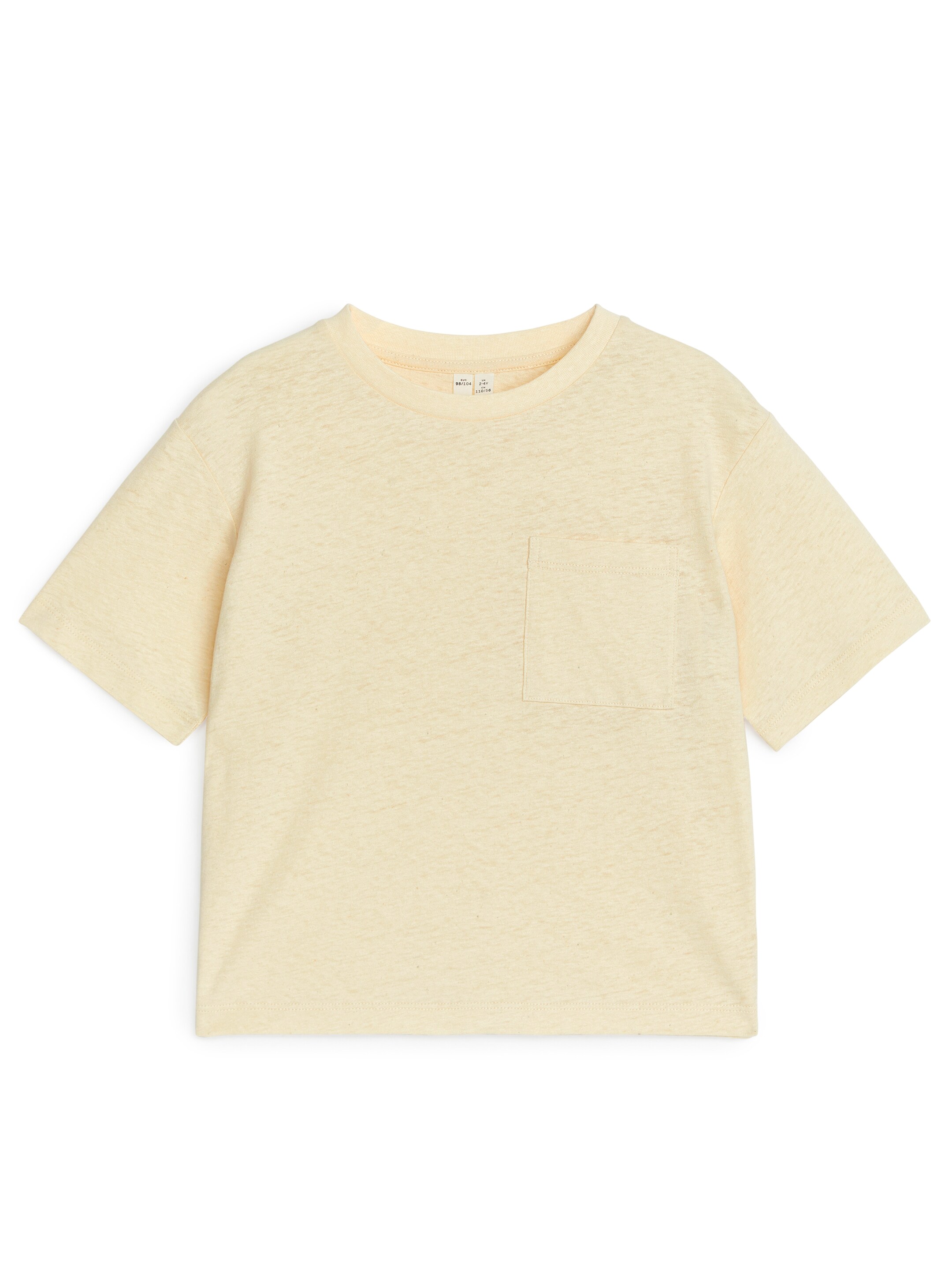 Agrandir l'image: T-shirt ample en mélange de lin - Crème - ENFANT | H&M CH 1