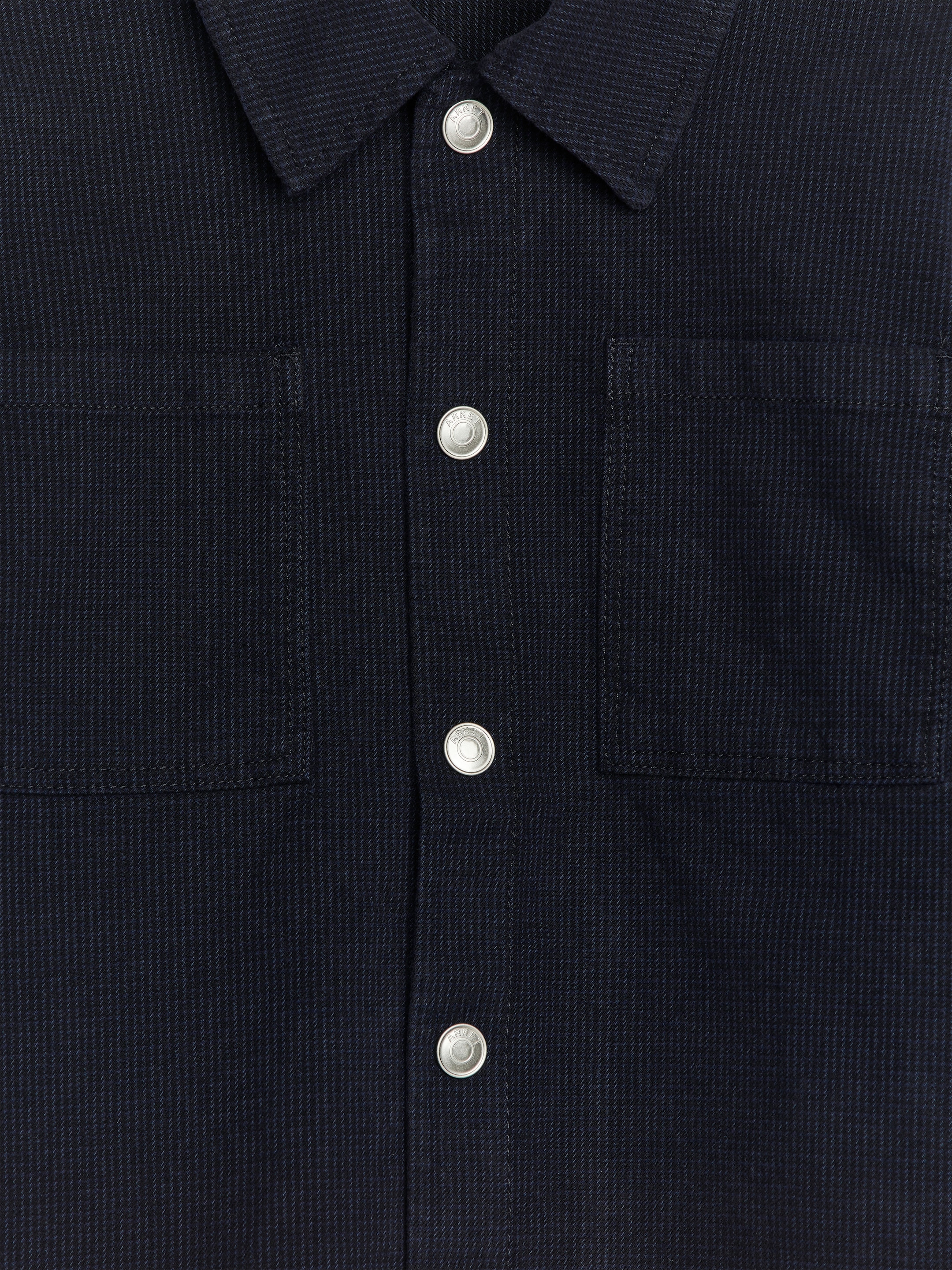 Smalrandig overshirt - Mörkblå/smalrandig - Regular fit - Children - StillMedia/DescriptiveDetail - 1
