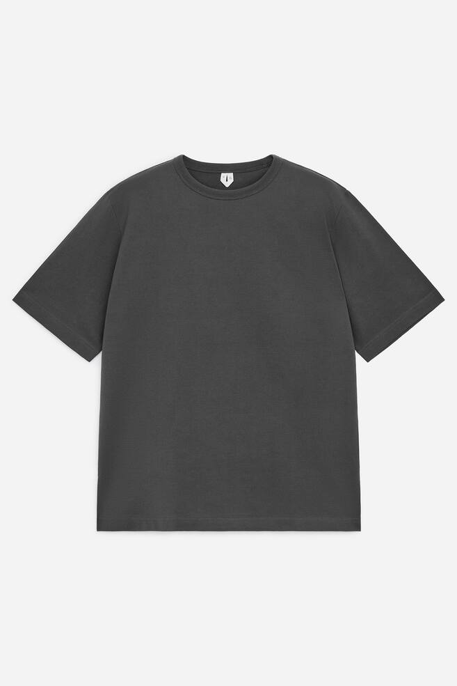 270 GSM Oversized T-Shirt - Dark Grey/Dark Pink/Dark Blue/White/Oat/Black - 1