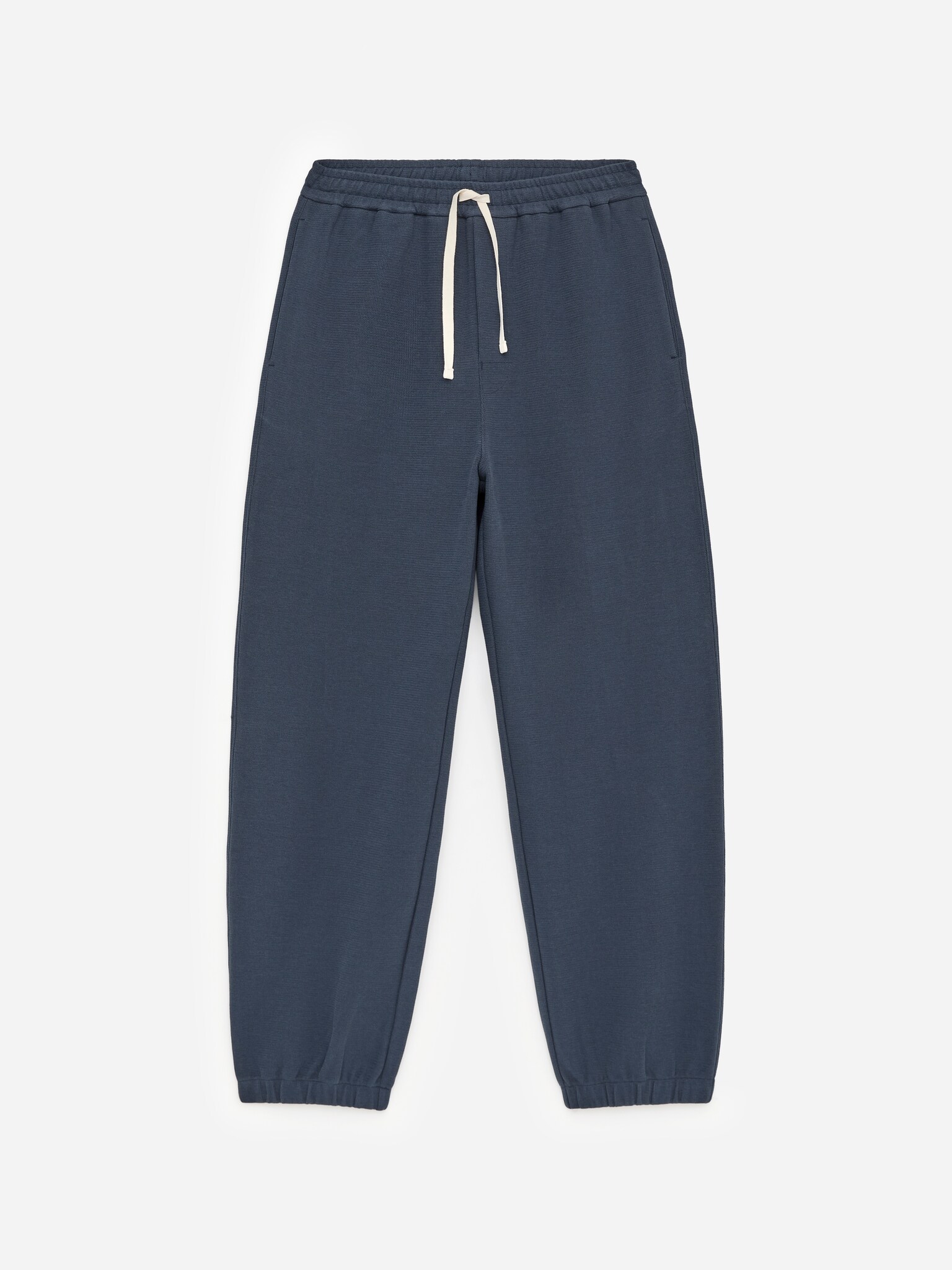 Pantalon de survêtement texturé - Bleu foncé/Gris chiné - 2